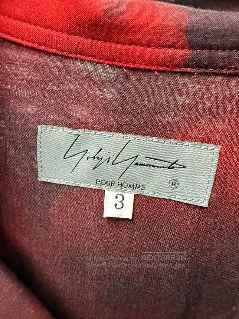 Yohji Yamamoto YOHJI YAMAMOTO Blood Red Shirt Size US L / EU 52-54 / 3 - 4 Thumbnail