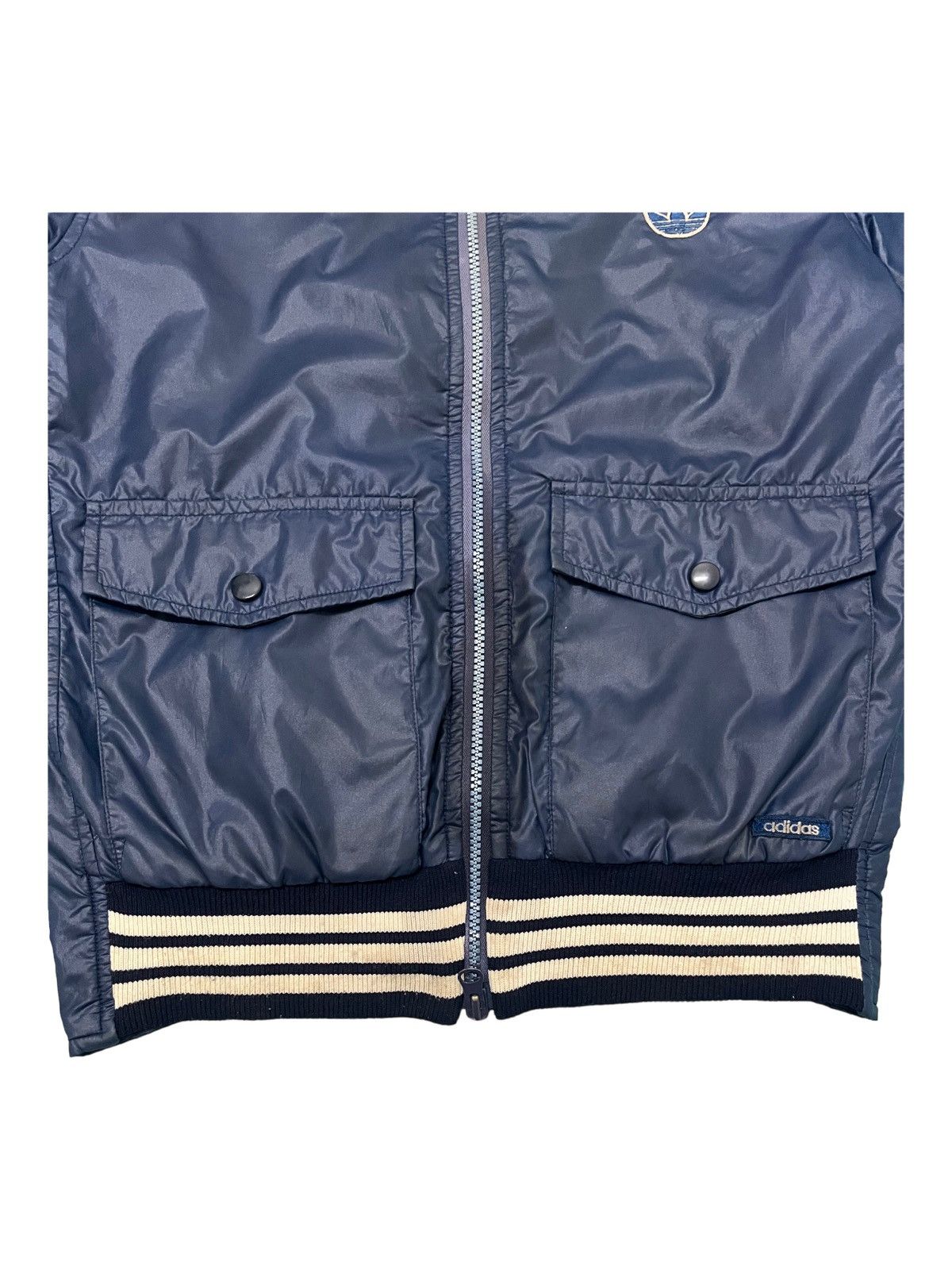 Adidas × Vintage Vintage 80 Adidas Embroidery Flowe Emblem Bomber Style Size US S / EU 44-46 / 1 - 6 Thumbnail