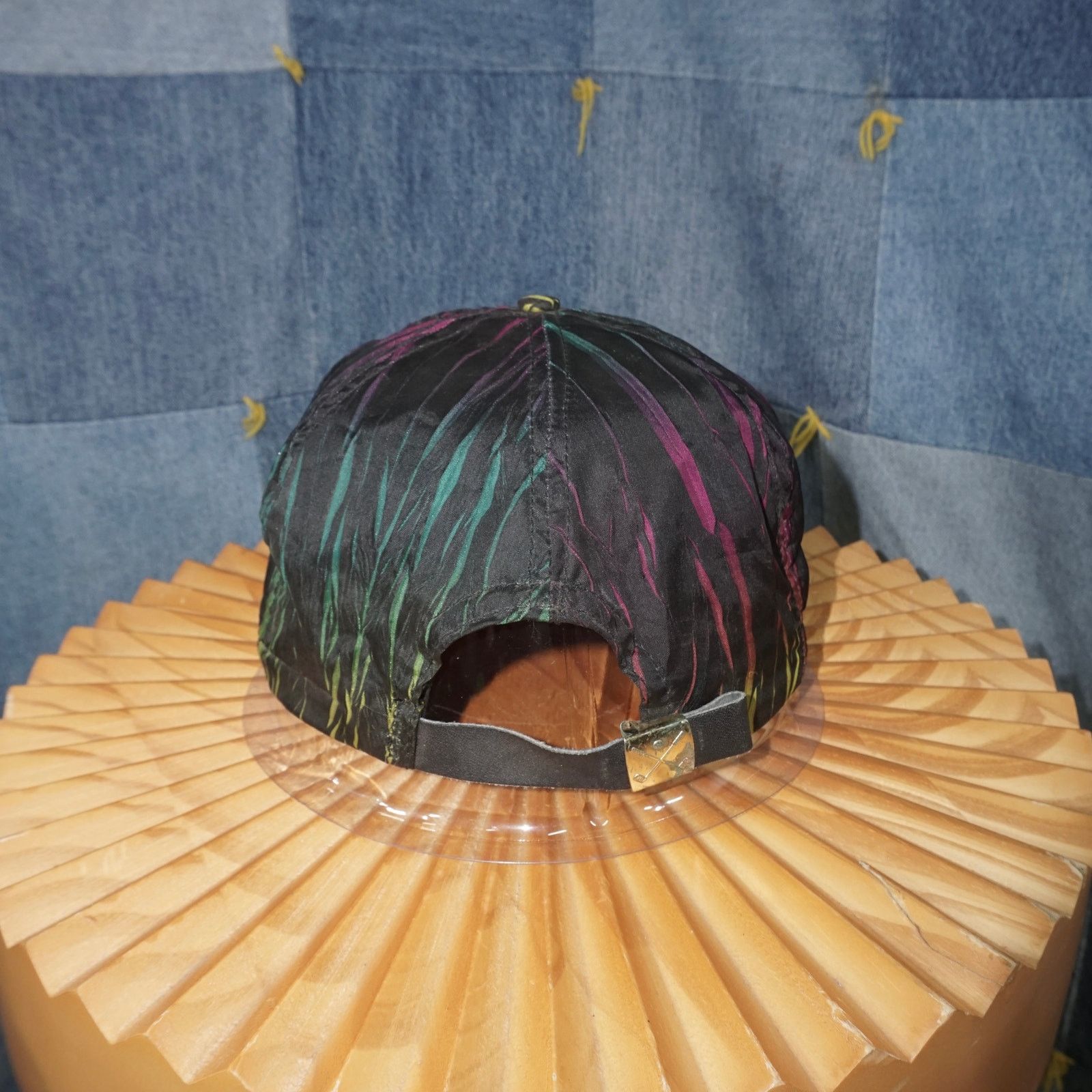 Vintage OSFA - Vintage ridomil embroider abstract cracked tiedye hat Size ONE SIZE - 5 Thumbnail