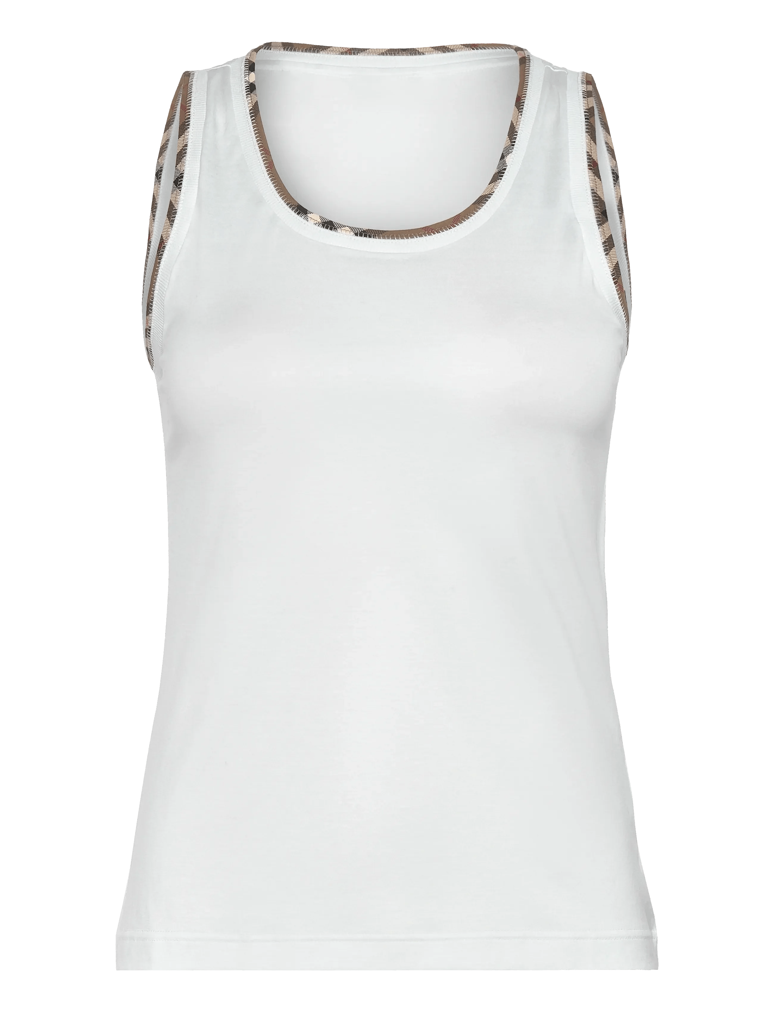 Burberry o1w1db10426 Tank Top in White Size XXS / US 00 / IT 34 - 1 Thumbnail