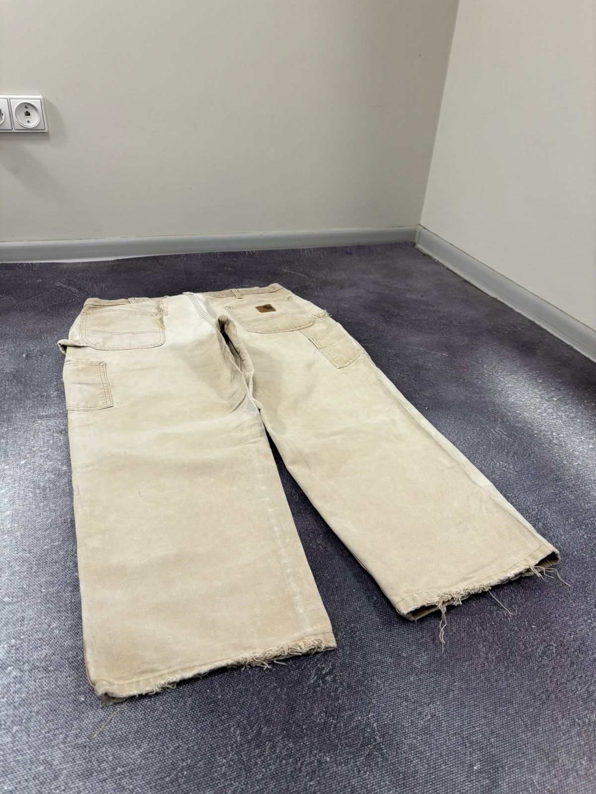 Carhartt Vintage 90s Carhartt USA Faded Work Hype Skate Baggy Pants Size US 38 / EU 54 - 4 Thumbnail
