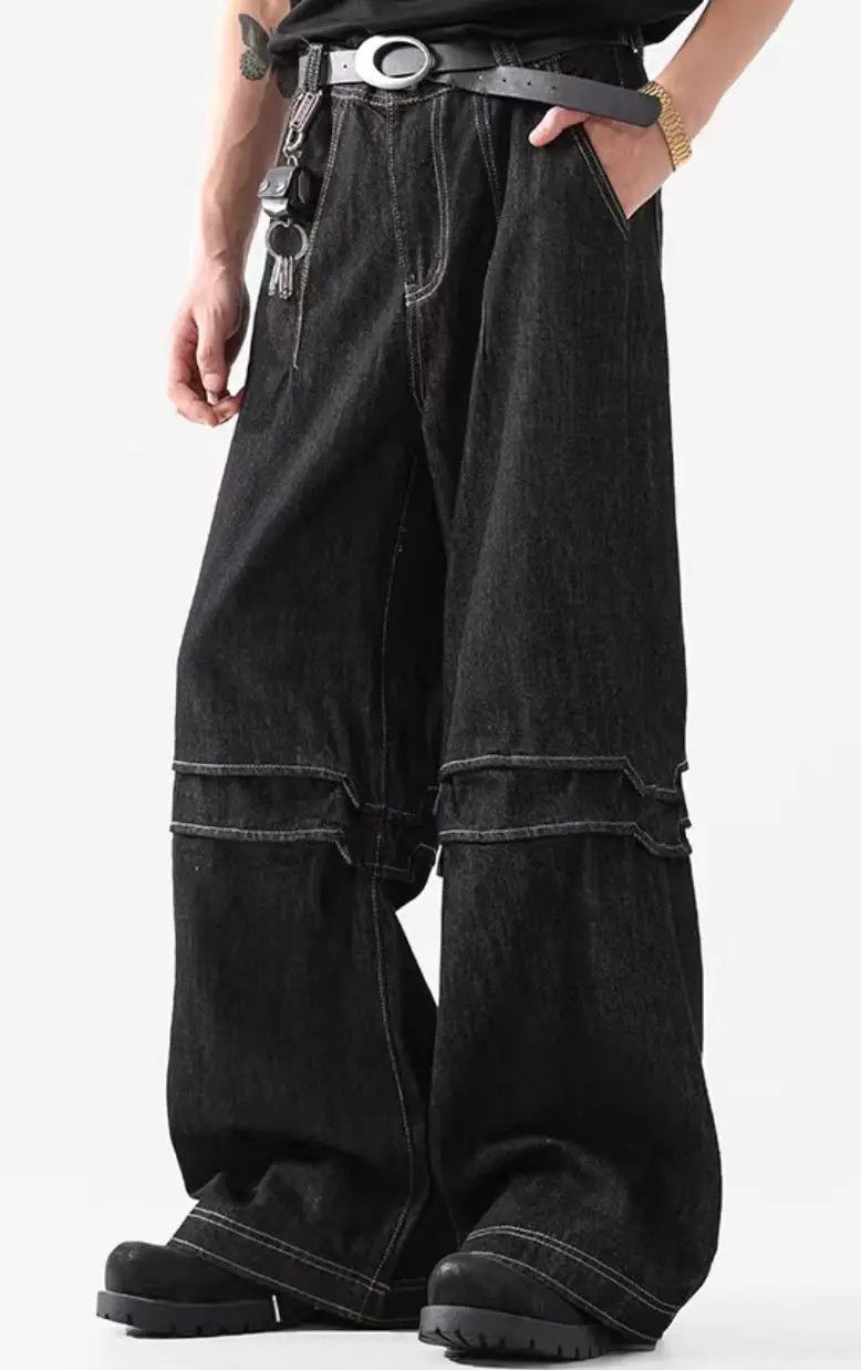 Designer × Japanese Brand Vintage Hip Hop Punk Loose Casual Pants Size US 33 - 1 Thumbnail