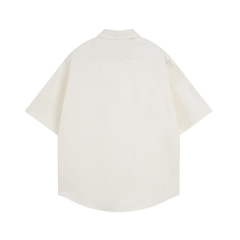 Japanese Brand Loose-fitting casual letter tie-dye short-sleeved shirt Size US M / EU 48-50 / 2 - 2 Thumbnail