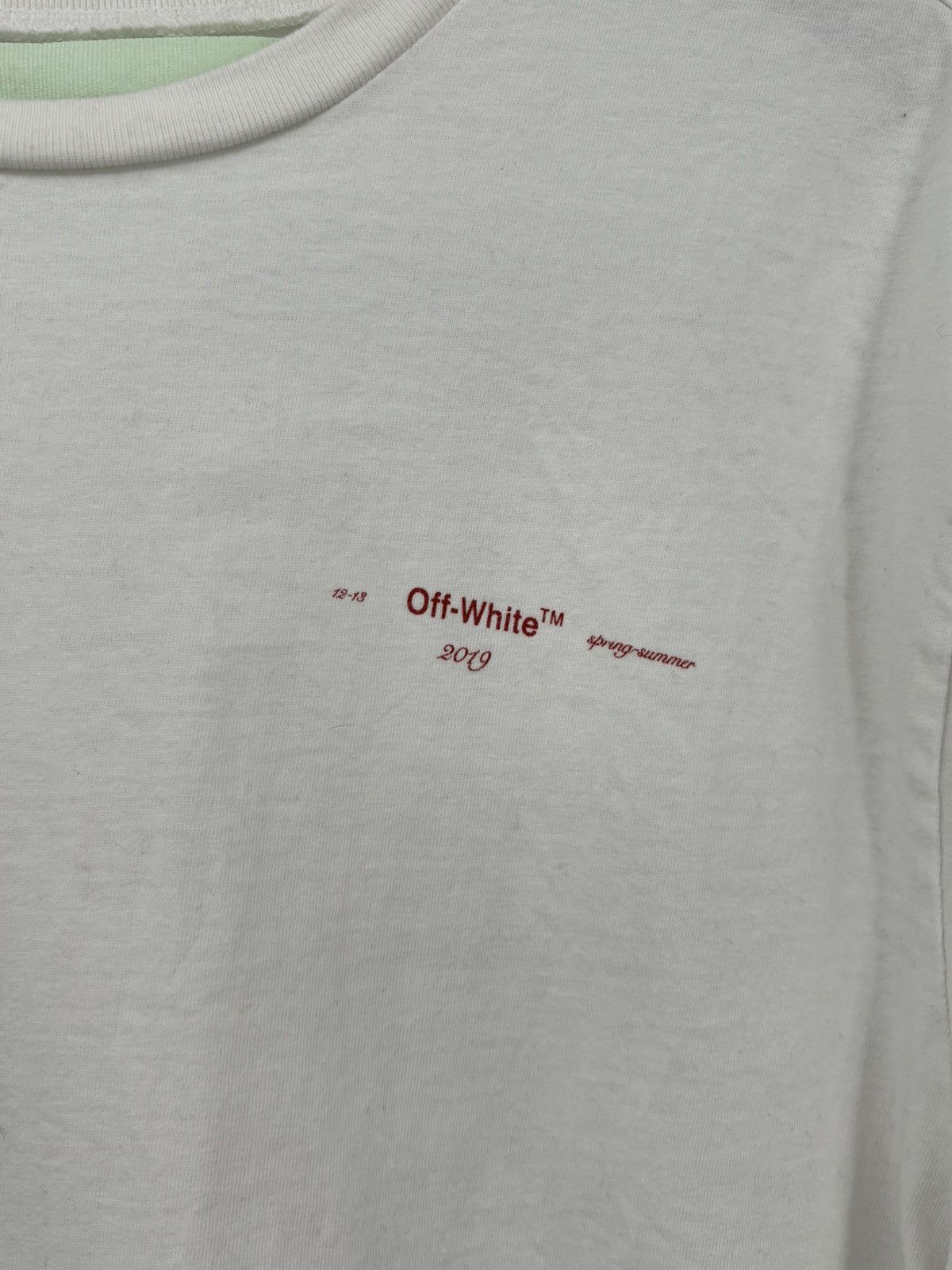 Off-White Off White SS19 Red Logo Tshirt Size US L / EU 52-54 / 3 - 5 Thumbnail