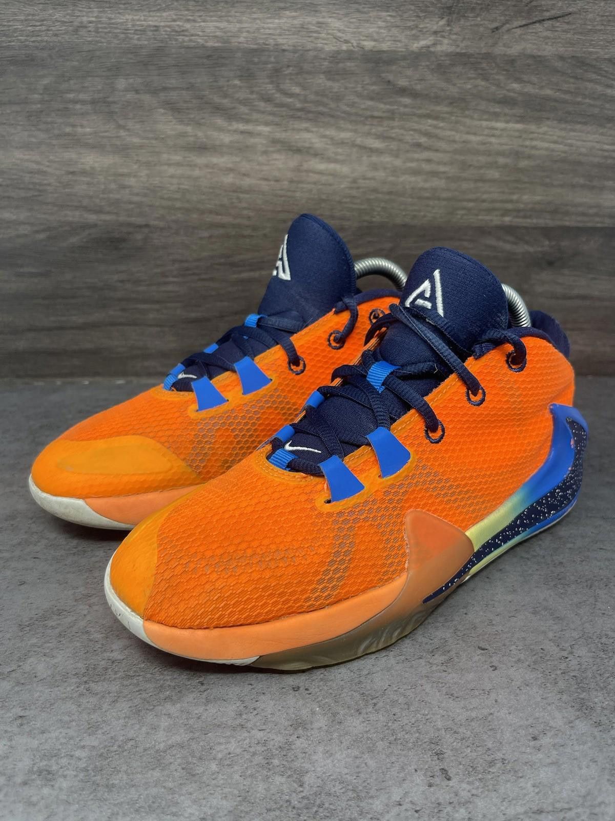 Nike Nike Zoom Freak 1 GS All Bros Kids Size 5.5Y Orange Size US 5.5 / EU 38 - 2 Thumbnail