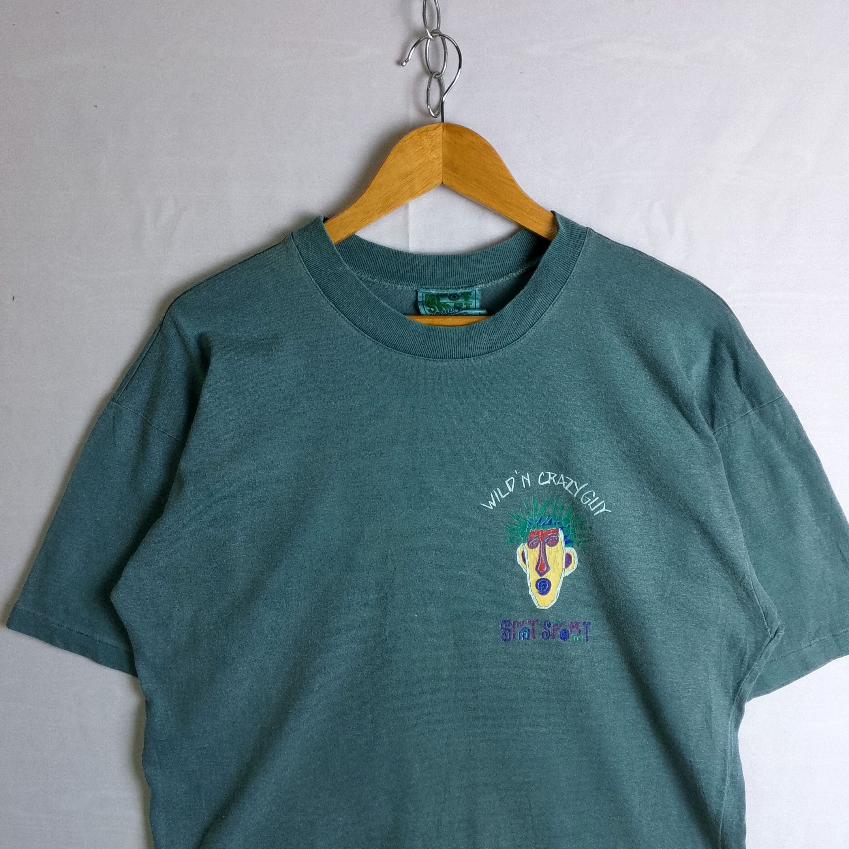 Vintage Vintage 90s Spot Sport Wild n Crazy Guy Tee Size US L / EU 52-54 / 3 - 5 Thumbnail