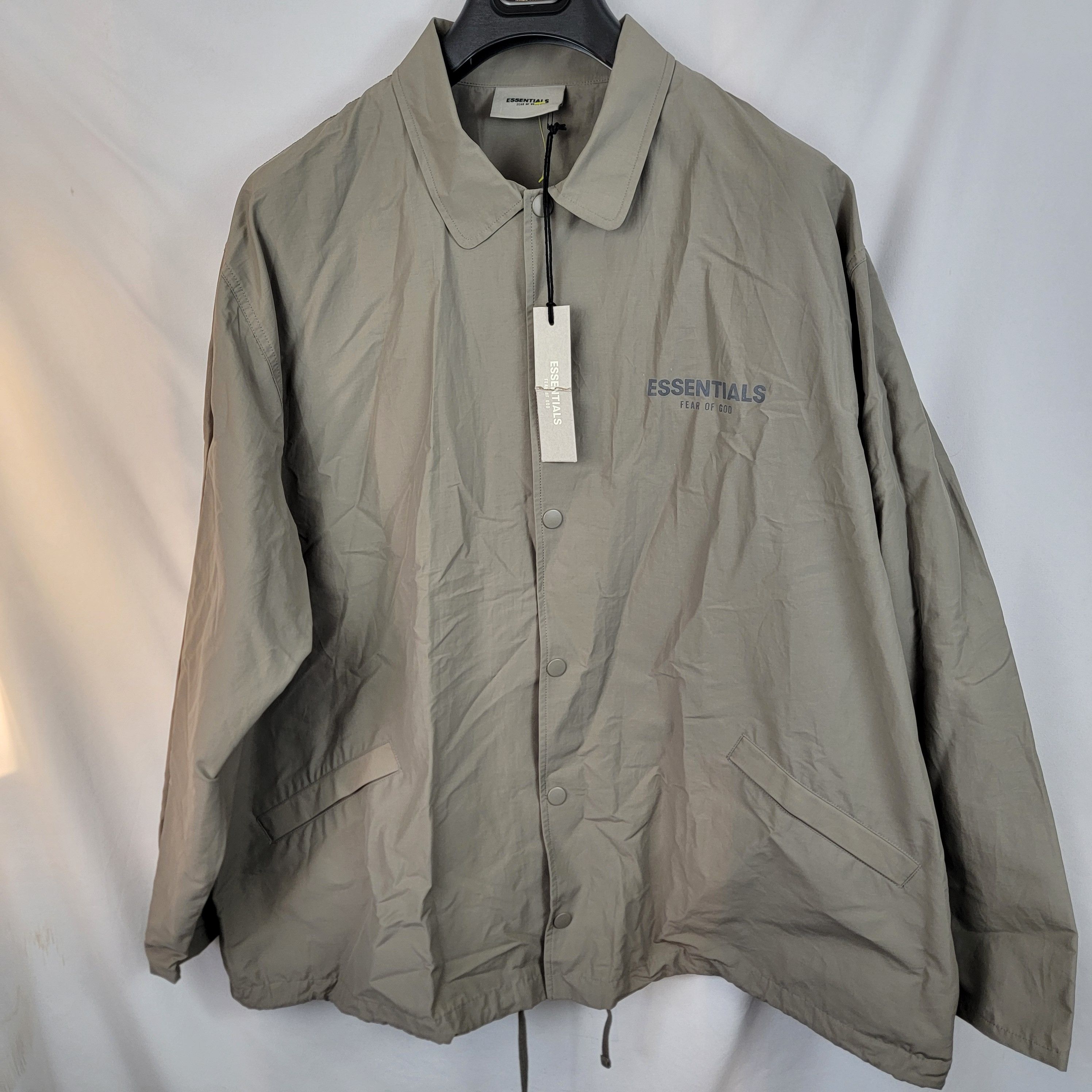 Fear of God Fear of God Essentials Coaches jacket | Grailed Fear of God Fear of God Essentials Coaches jacket | Grailed