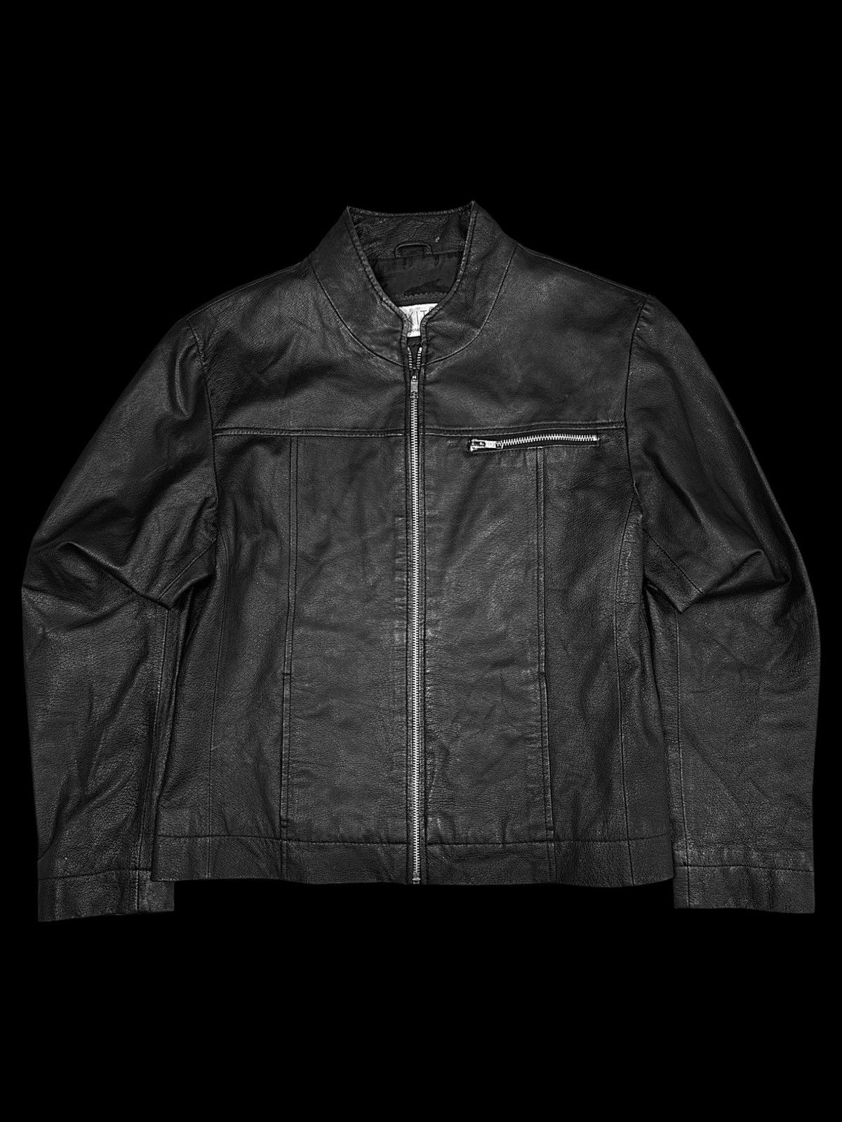 Other ‼️free ship‼️ Vintage avant garde leather jacket skinny fit Size US S / EU 44-46 / 1 - 1 Thumbnail