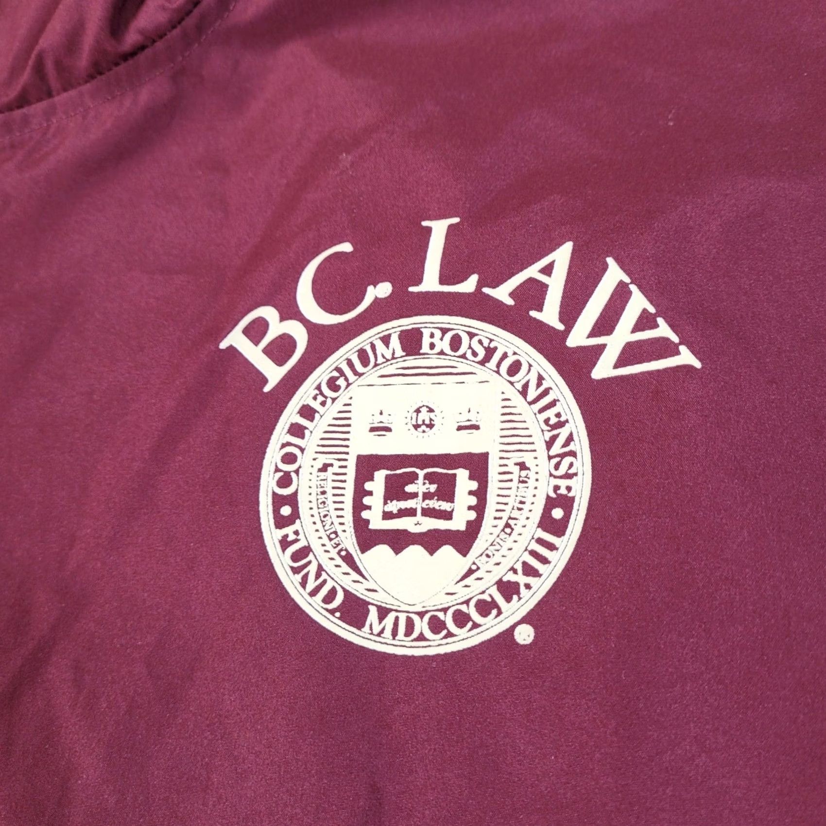 Champion Champion Mens BC Law Boston College Maroon Anorak Jacket M Size US M / EU 48-50 / 2 - 2 Thumbnail