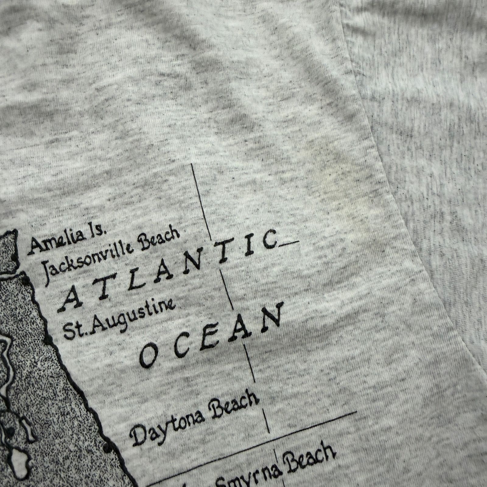 Vintage Vintage Florida Nautical Map Shirt Mens Extra Large Gray 90s Size US XL / EU 56 / 4 - 5 Thumbnail