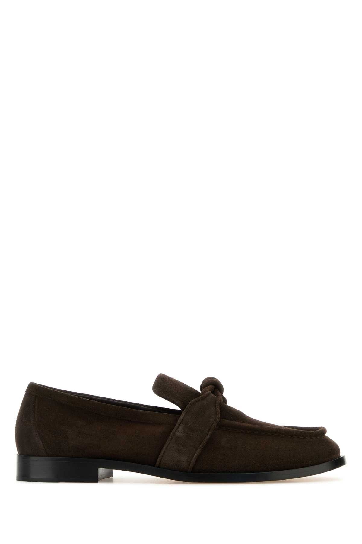 Bottega Veneta Brown Suede Astaire Loafers Size US 7 / EU 40 - 1 Thumbnail