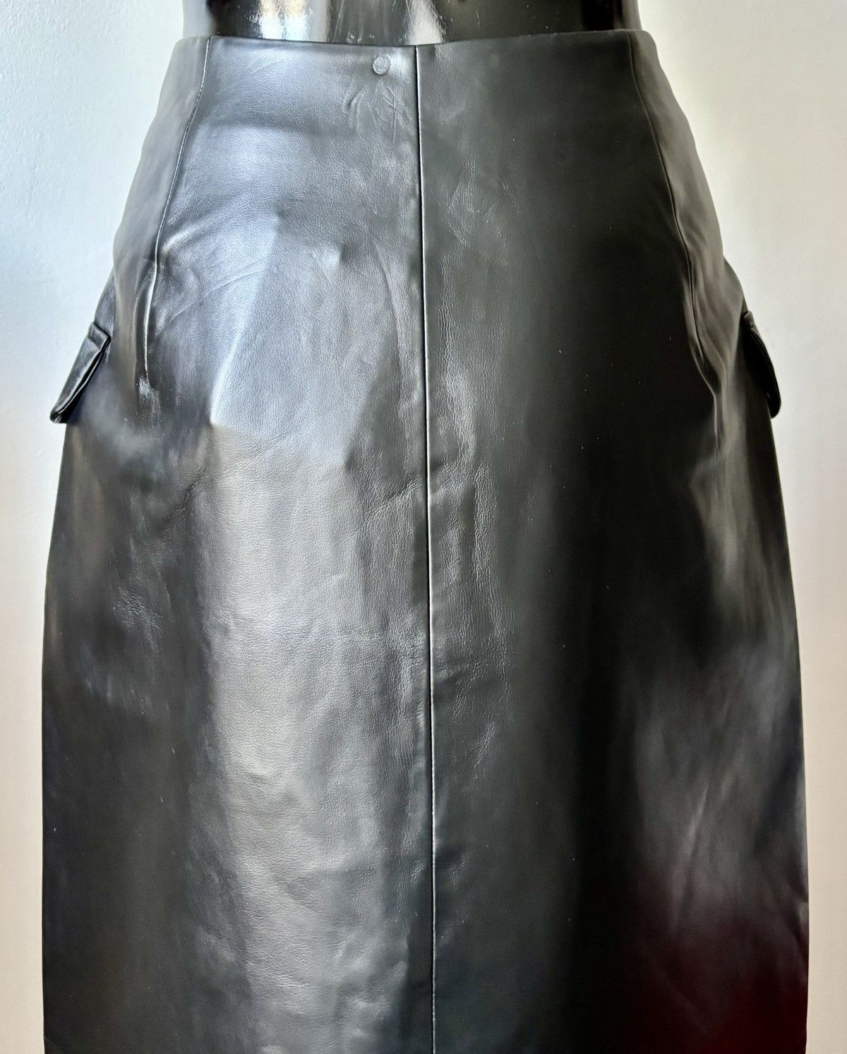 Other The Frankie Shop vegan-leather skirt size XS New Size 25" / US 0 / IT 36 - 19 Thumbnail