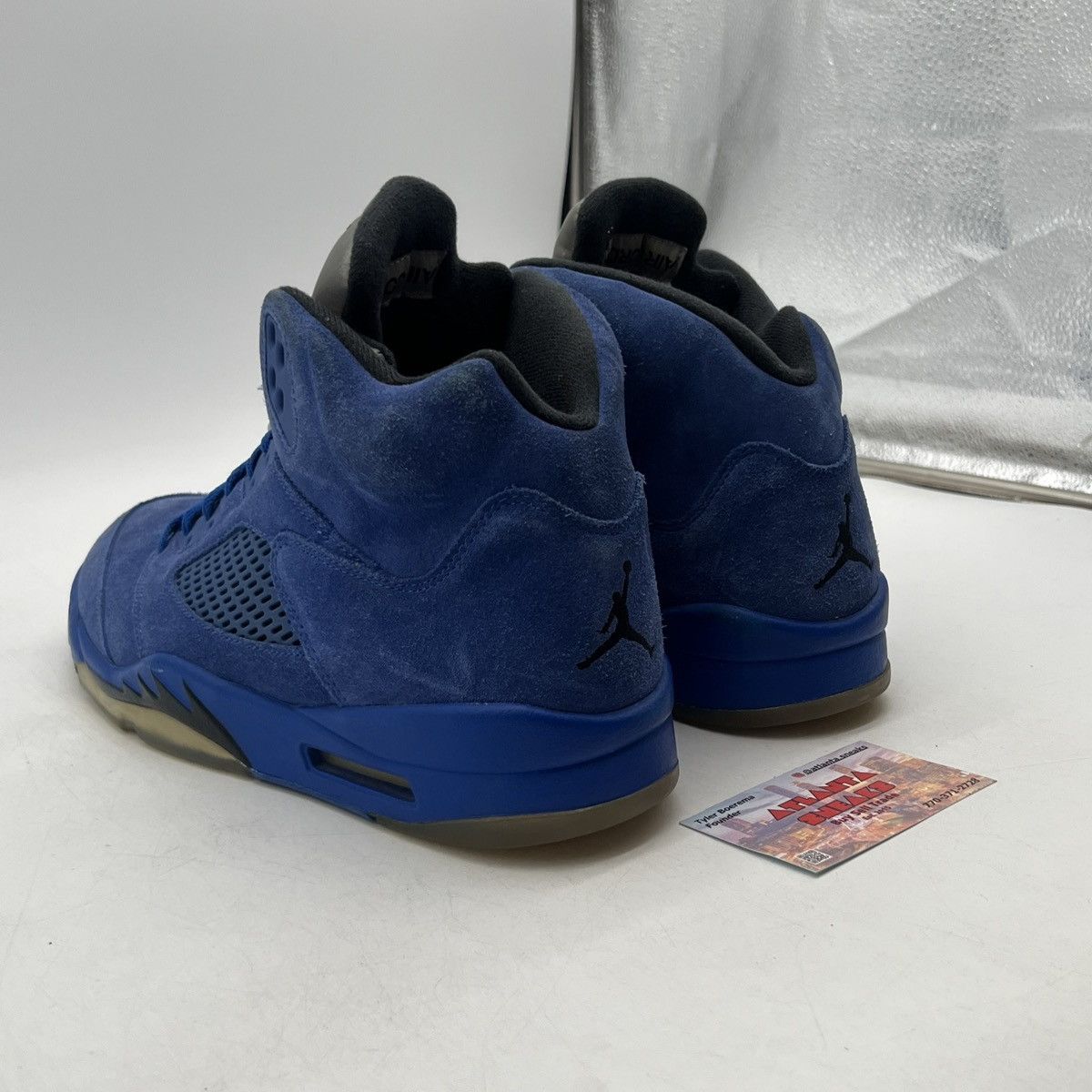Jordan Brand Air Jordan 5 blue suede Size US 11 / EU 44 - 4 Thumbnail
