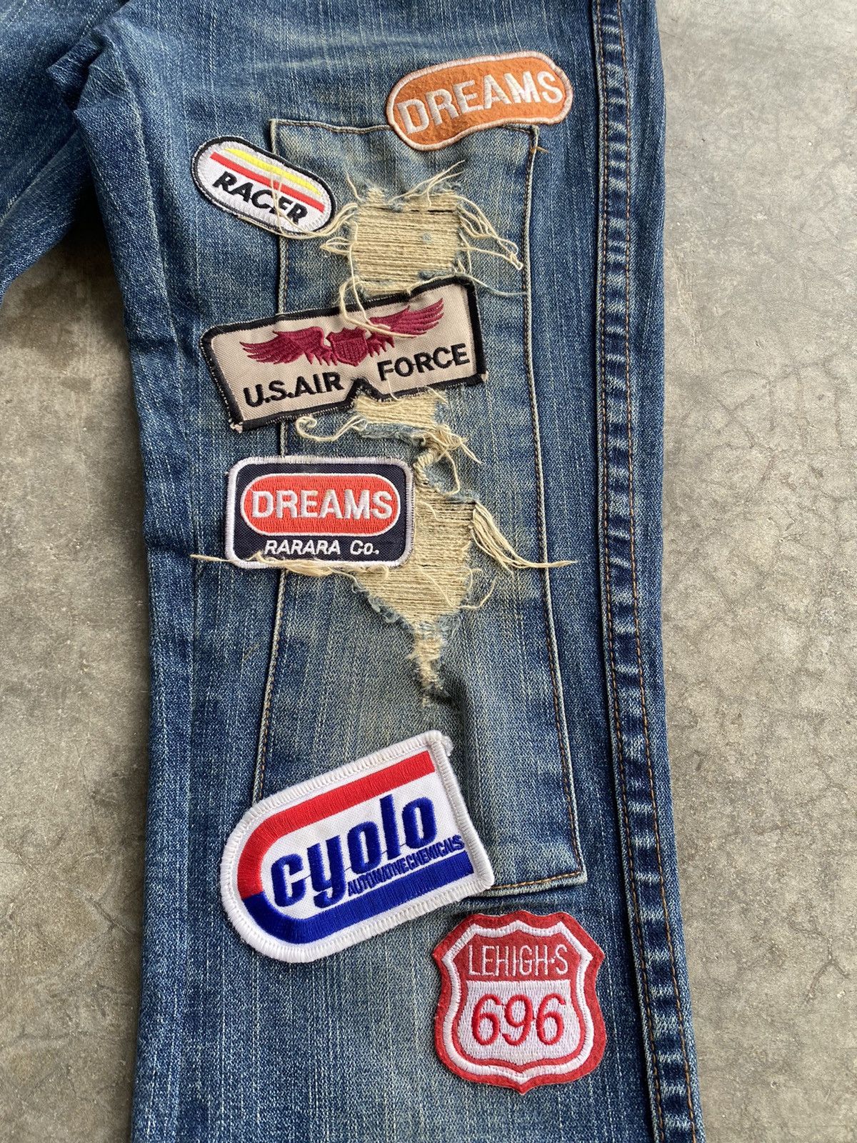 Hysteric Glamour × Japanese Brand Flare Jeans Japanese Ana Kerry Stretch Denim Low Rise Size 29" - 6 Thumbnail