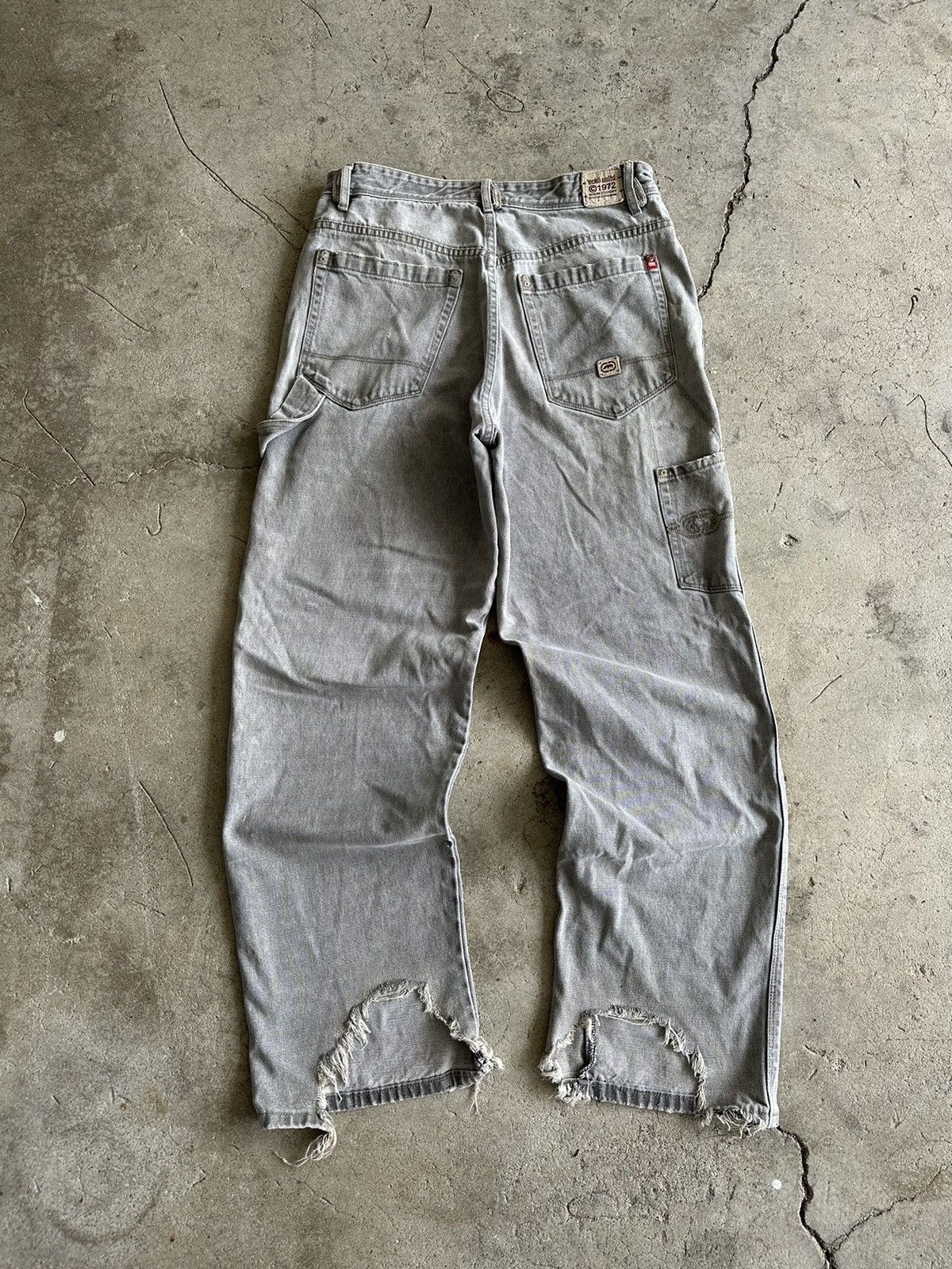 Vintage Y2K Vintage Ecko Unltd. Baggy Carpenter Jeans Grey Workwear ...