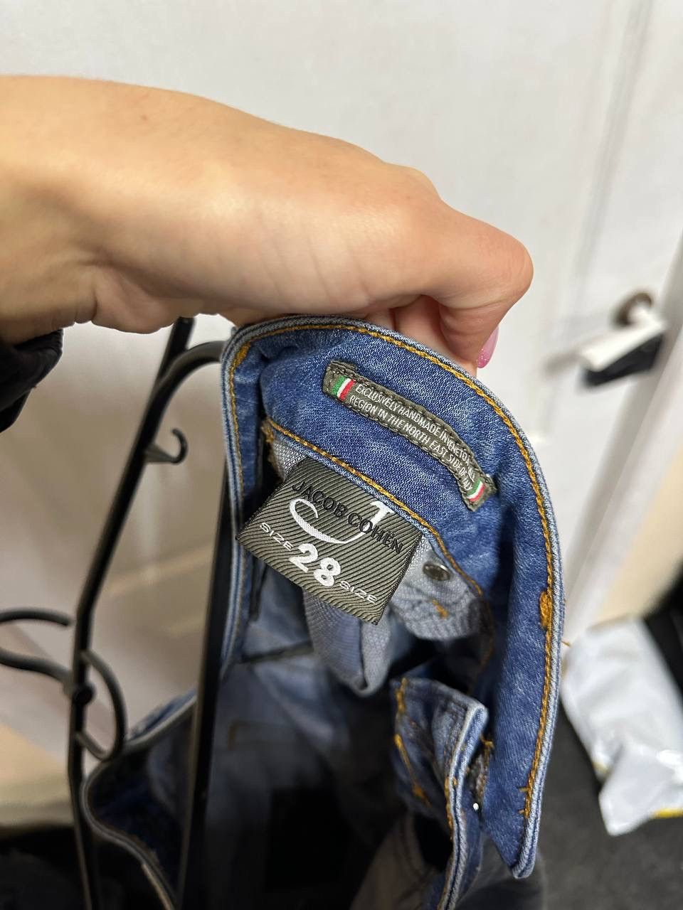 Jacob Cohen × Japanese Brand Jacob Cohen blue denim handmade denim pants jeans Size US 28 / EU 44 - 3 Thumbnail