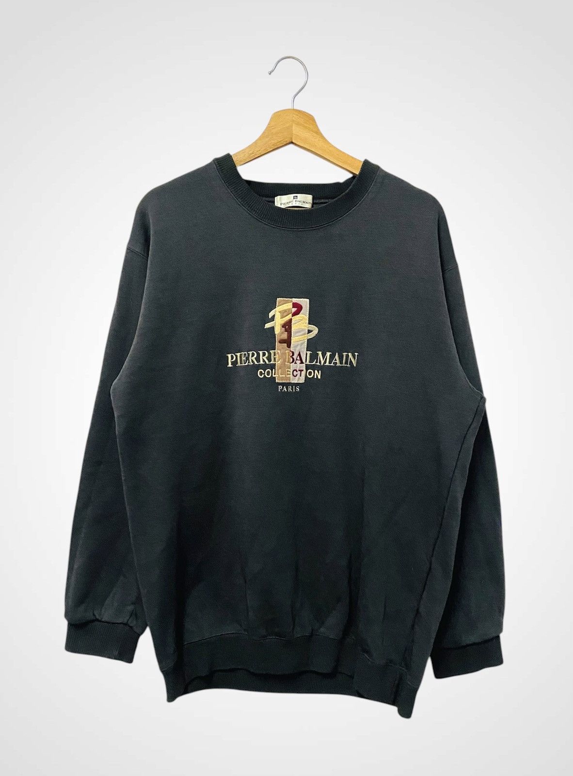 Pierre Balmain Pierre Balmain Paris Sweatshirt Size US L / EU 52-54 / 3 - 1 Thumbnail