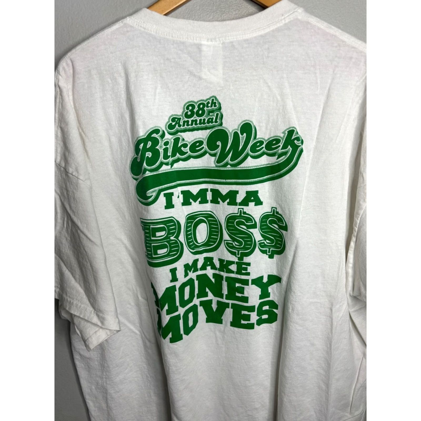 Gildan Biker T-Shirt Atlantic Beach 2018 Bike Week Imma Boss 3XL Men Size US XXL / EU 58 / 5 - 5 Thumbnail