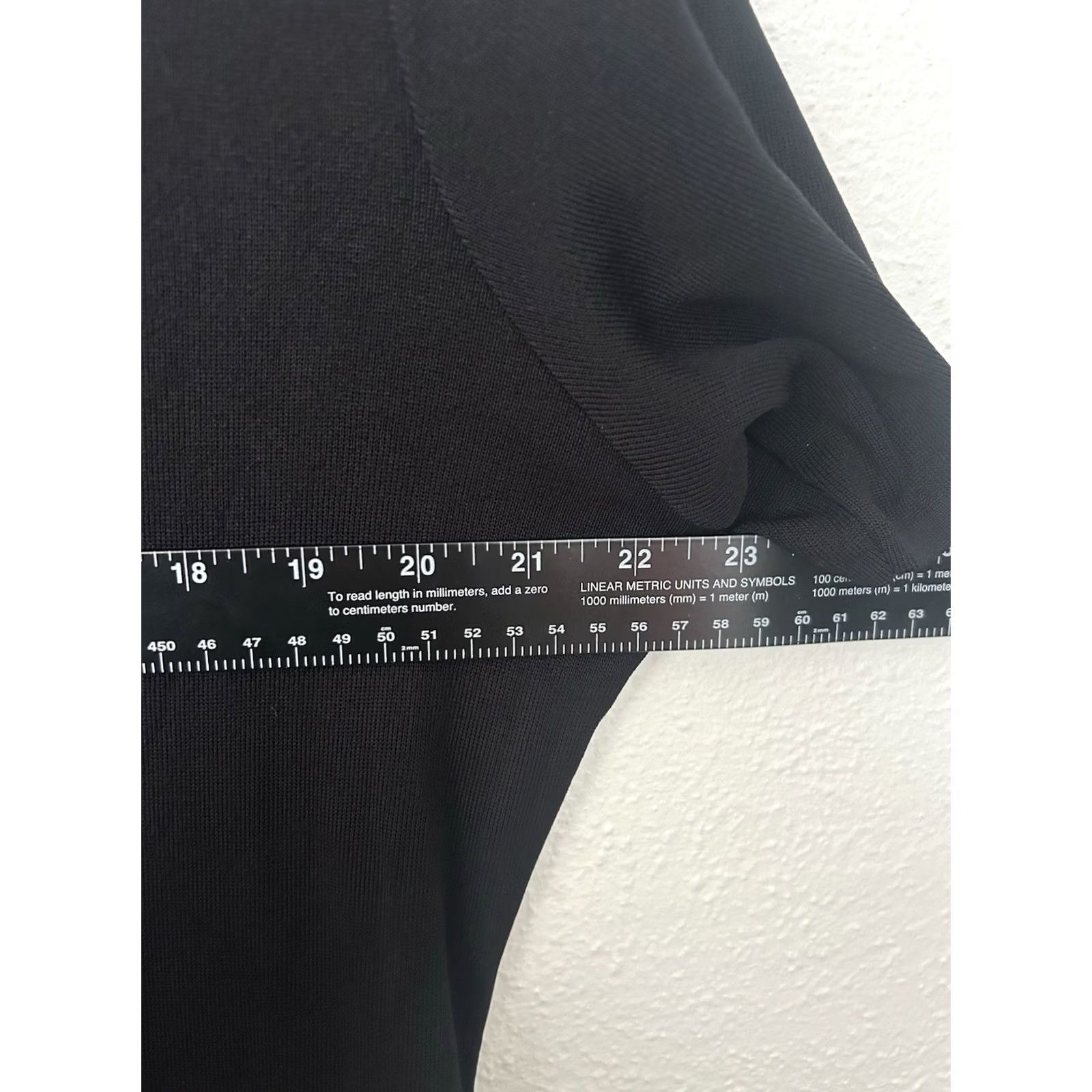 Vintage VINTAGE Misook Black Scoop Neck Knit Maxi Sheath Dress Side Slit L Size L / US 10 / IT 46 - 5 Thumbnail