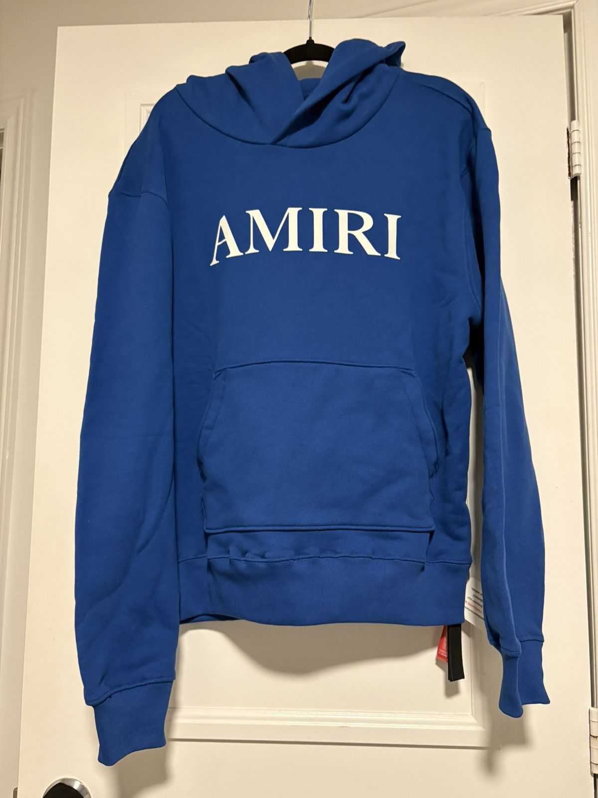 Amiri NEW Amiri Core Logo Blue Heavyweight Hoodie Size X-LARGE Size US XL / EU 56 / 4 - 1 Thumbnail