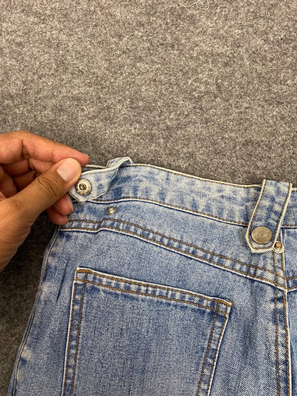 Japanese Brand vintage japanese brands embroided design bootcut flare denim Size 30" / US 8 / IT 44 - 4 Thumbnail