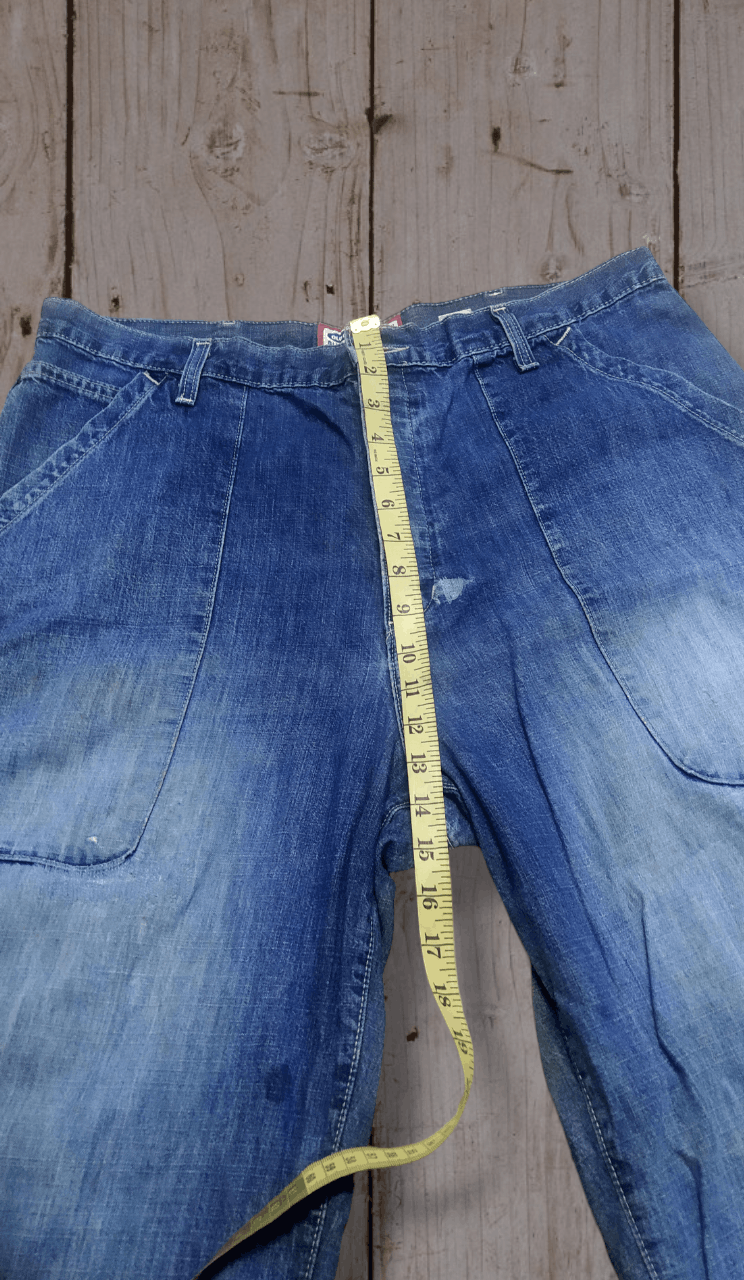 Jean Shop Vintage Old Navy Jeans Big Pocket Rare Pattern Size US 37 - 3 Thumbnail