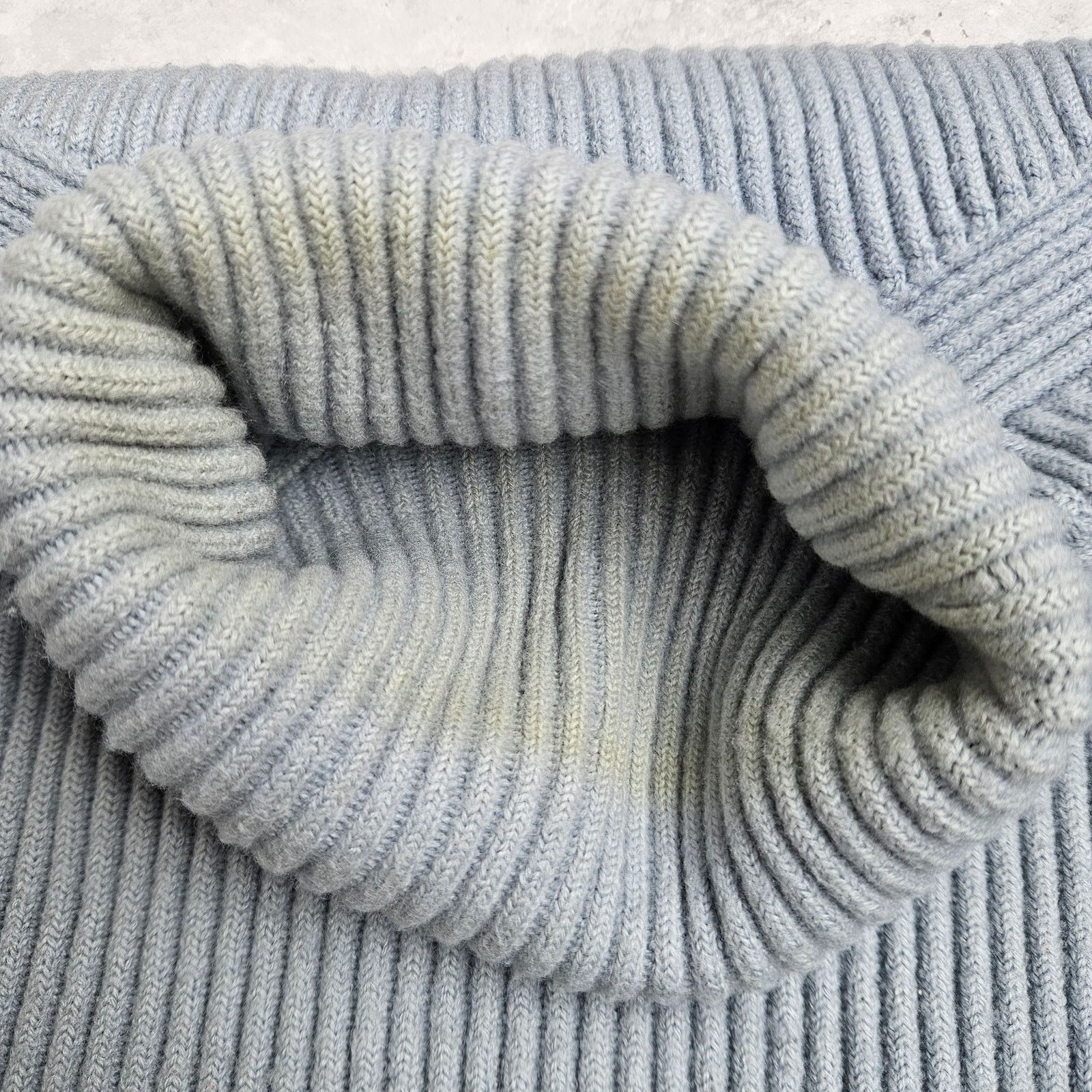 Stone Island Vintage Stone Island Ribbed Turtleneck Knit Sweater Size US S / EU 44-46 / 1 - 7 Thumbnail