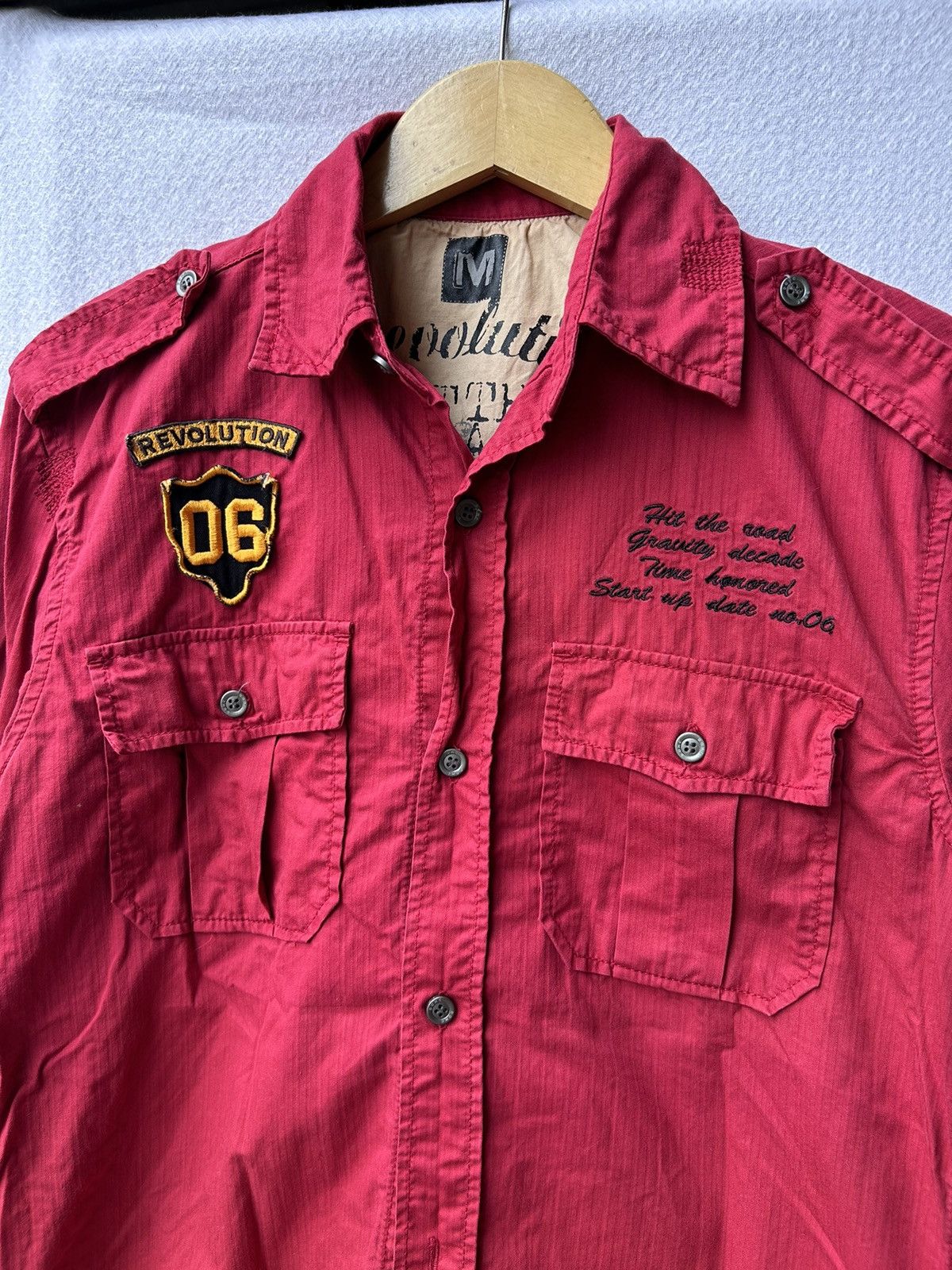 If Six Was Nine 💸BINDINGOFFER💸DOHC Revolution style double pocket longsleeve Size US M / EU 48-50 / 2 - 6 Thumbnail