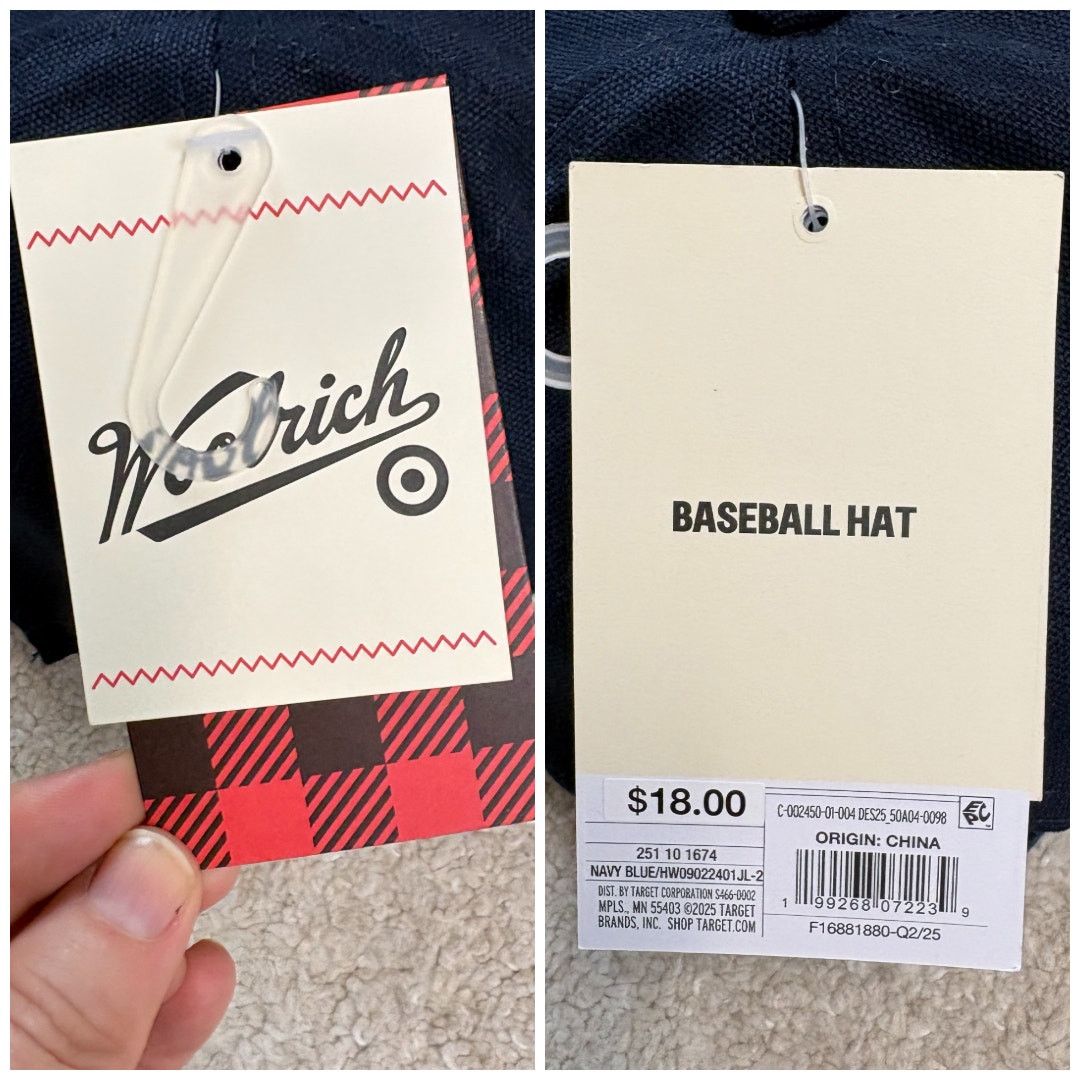Woolrich Woolen Mills NWT Woolrich x Target Embroidered Baseball Hat Sheep OS Size ONE SIZE - 5 Thumbnail