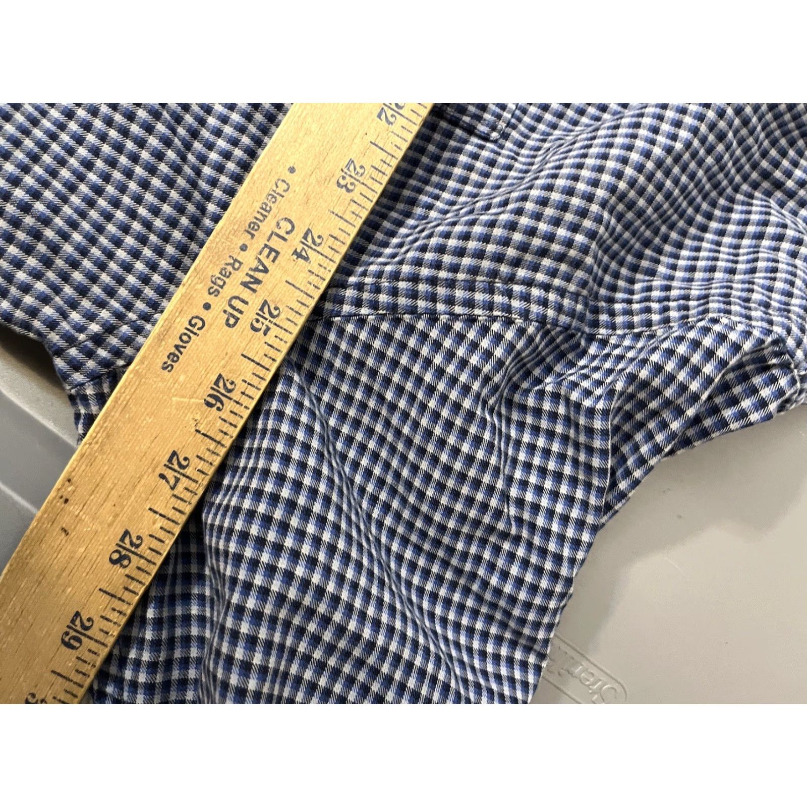 Dockers Vtg Dockers Shirt Mens Long Sleeve Plaid Blue 2XL Cotton Size US XXL / EU 58 / 5 - 5 Thumbnail
