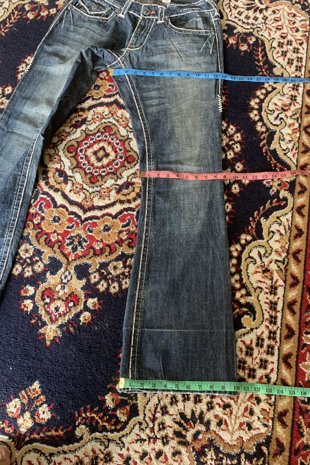 Other LAGUNA BEACH JEANS FLARE SKOLL DENIM Size US 32 / EU 48 - 15 Thumbnail