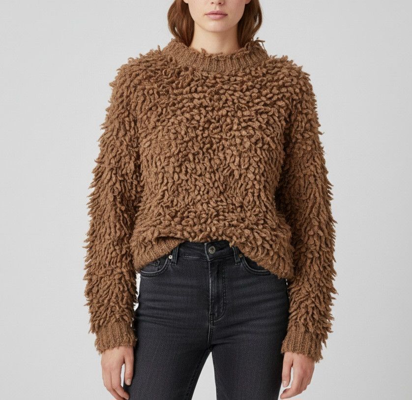 Japanese Brand ❤EXPRESS SHIPPING❤MOUSSY FUZZY SWEATER JACKET Size M / US 6-8 / IT 42-44 - 1 Thumbnail