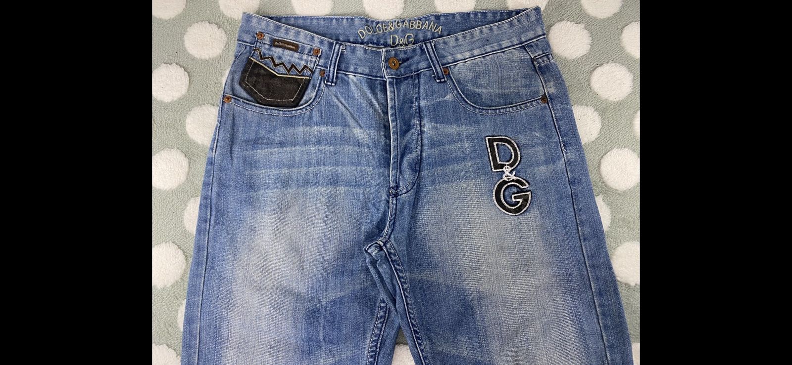 Dolce & Gabbana VINTAGE Y2K-era DOLCE &GABBANA JEANS BUTTONFLY Size US 34 / EU 50 - 17 Thumbnail