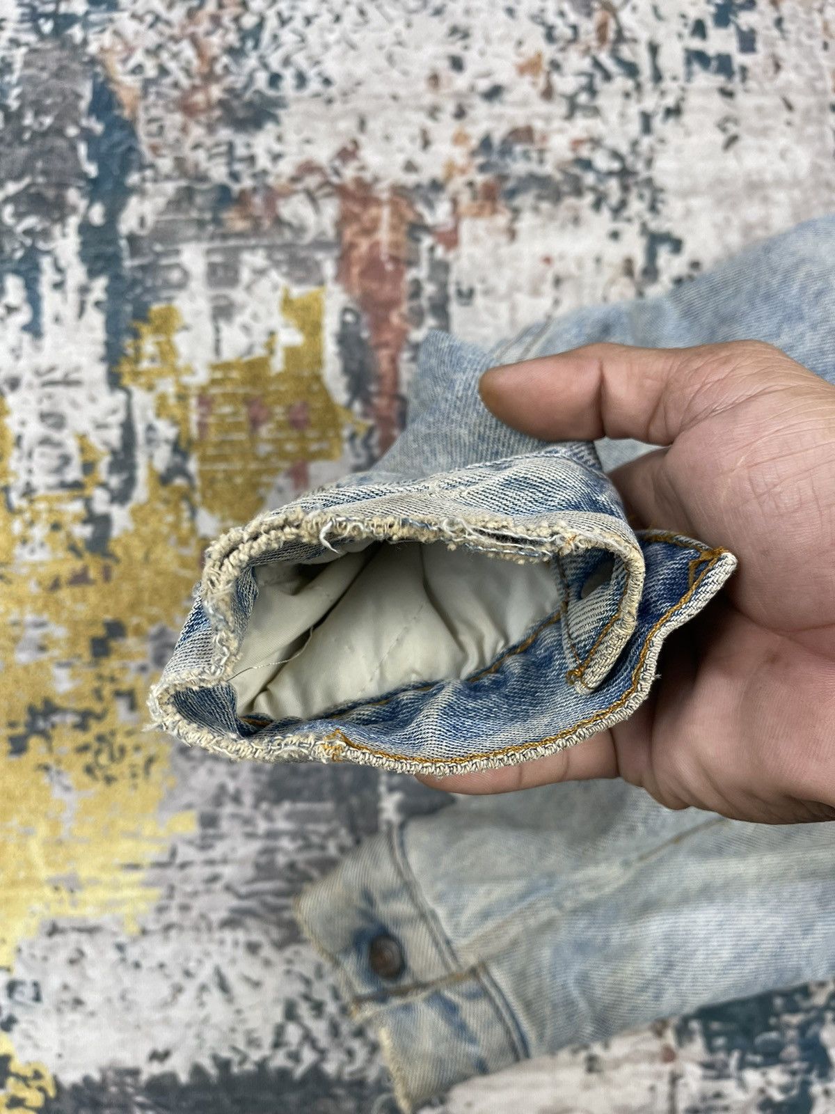Levi's Vtg Levis Sherpa Lining Denim Trucker Jackets Size US L / EU 52-54 / 3 - 18 Thumbnail