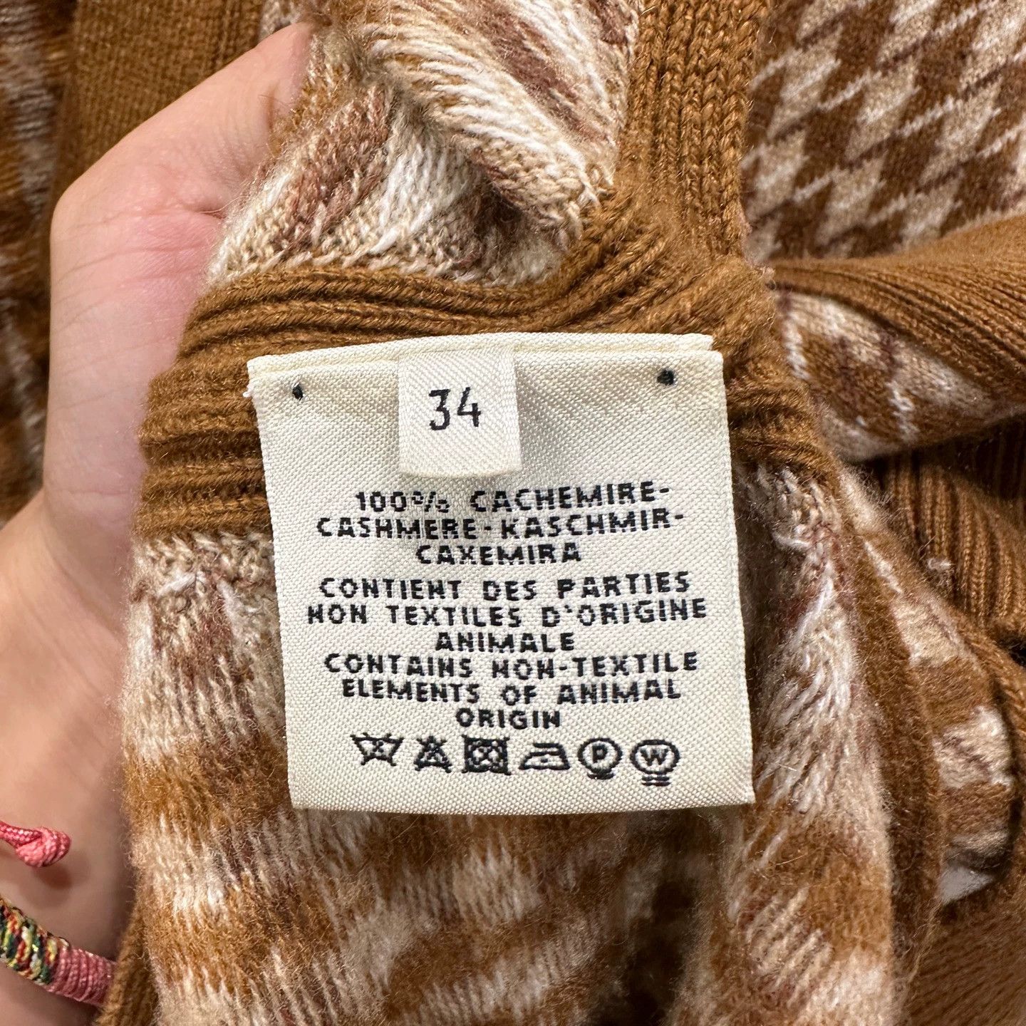 Hermes Hermes jan1129 check cashmere coat 34 Size XS / US 0-2 / IT 36-38 - 4 Thumbnail