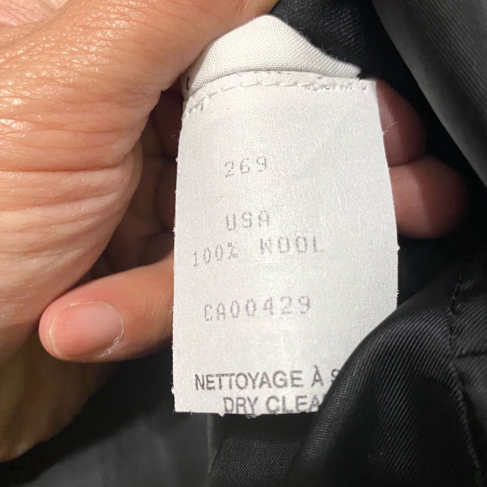 Peter Millar Peter Millar Blazer Single-Breasted Two-Button 46L Wool Black Mens VINTAGE? Size US XXL / EU 58 / 5 - 4 Thumbnail