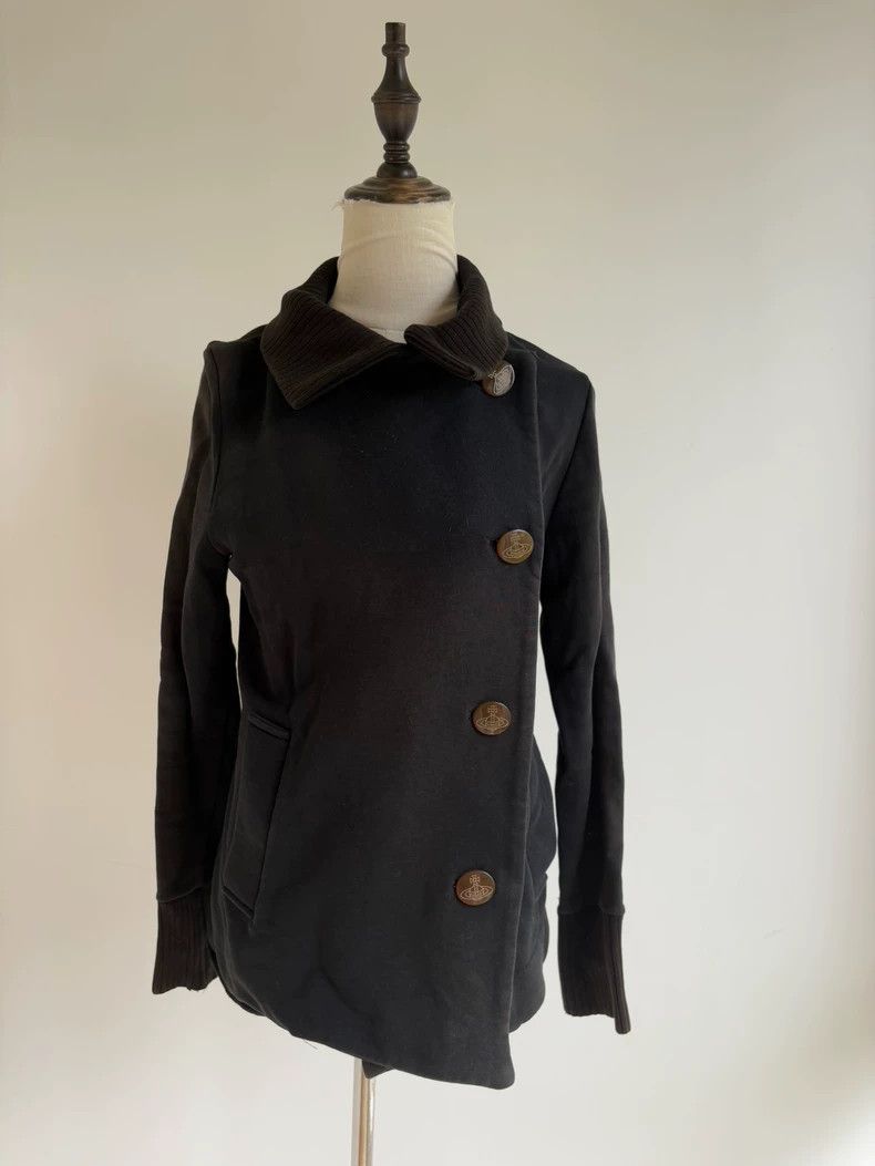 Vivienne Westwood Vivienne Westwood Vintage black Saturn buckle lapel jacket Size M / US 6-8 / IT 42-44 - 1 Thumbnail