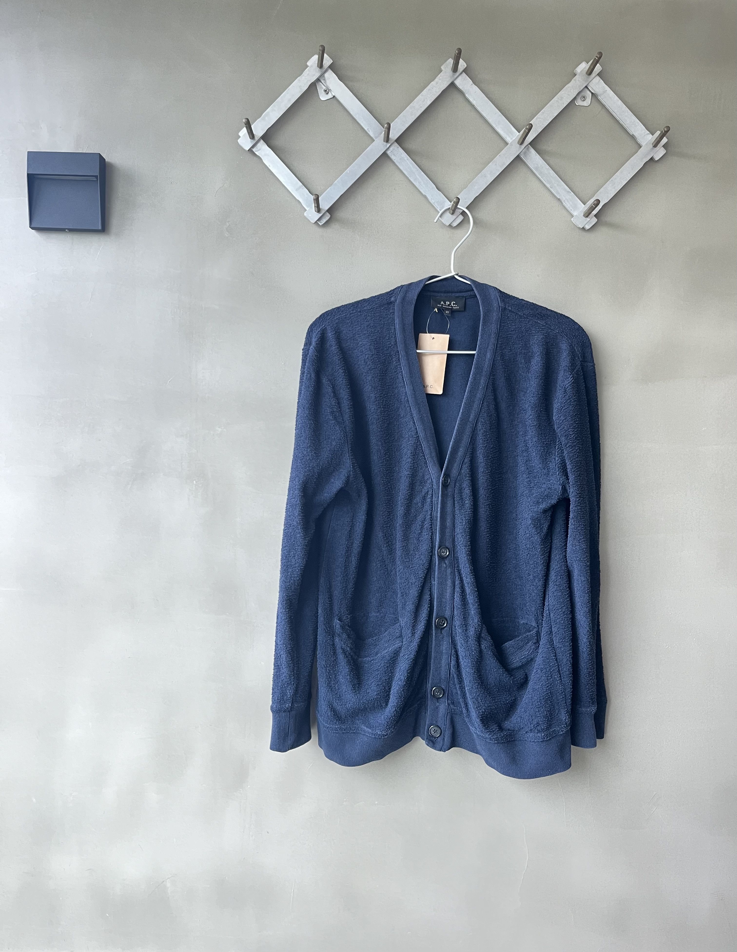 A.P.C. A.P.C. France Mens Japan Made Cotton Terry Cardigan Sweater Size US S / EU 44-46 / 1 - 4 Thumbnail