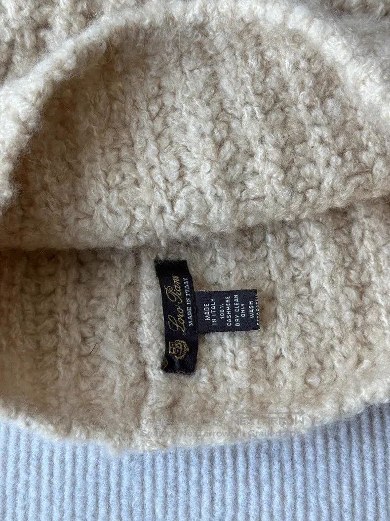 Loro Piana Loro Piana Oatmeal cashmere knit beanie Size ONE SIZE - 3 Thumbnail