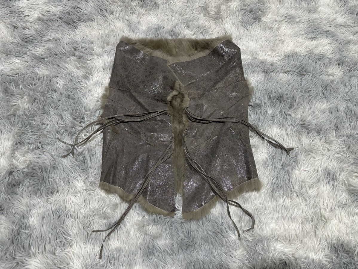 Japanese Brand 🔥Sick Y2K Garedia Bondage Fur Vest Size US M / EU 48-50 / 2 - 4 Thumbnail