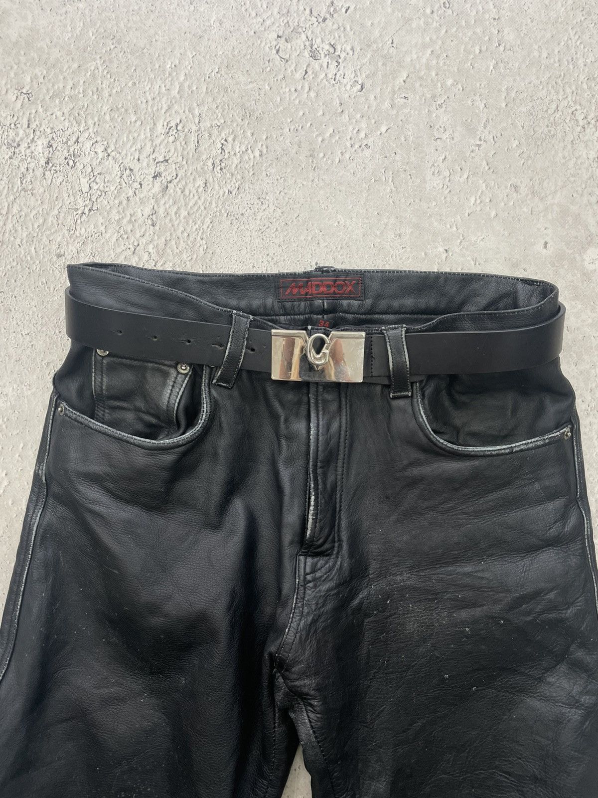 Versace V2 classic versus y2k leather belt avant garde
