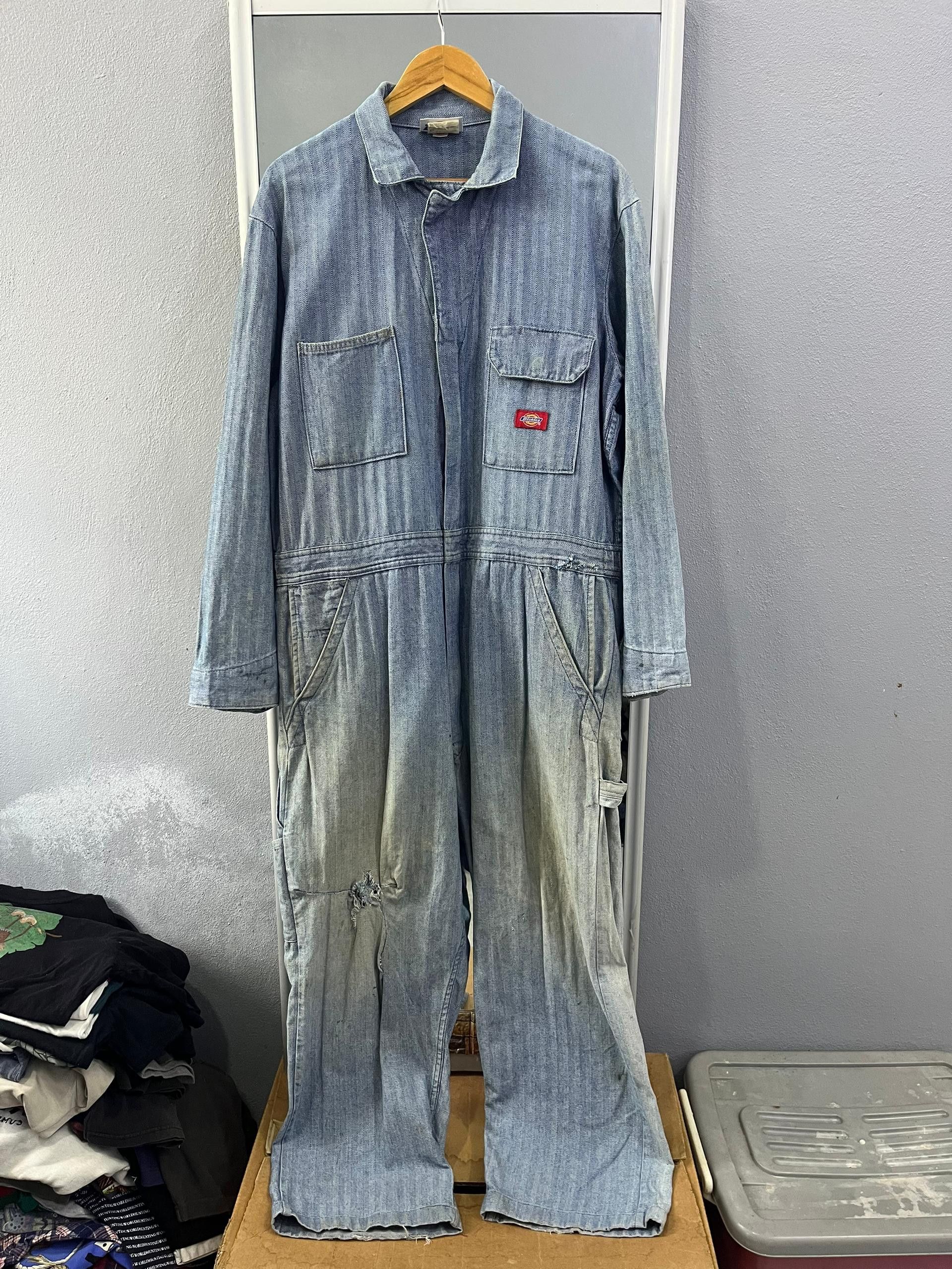 Vintage Dickies Herringbone Denim Coverall