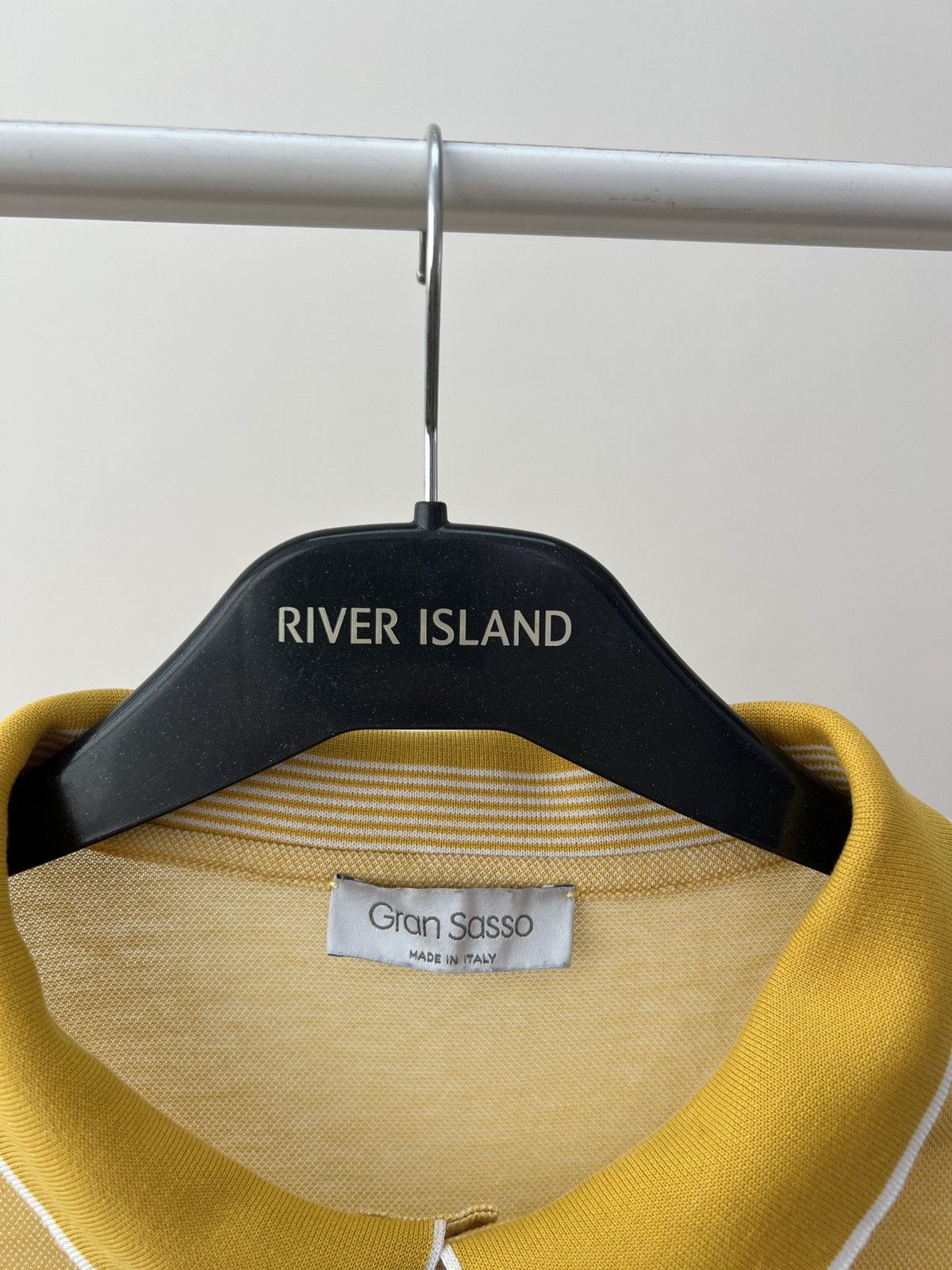 Gran Sasso Vintage Gran Sasso Yellow Polo T-Shirt Size US M / EU 48-50 / 2 - 5 Thumbnail
