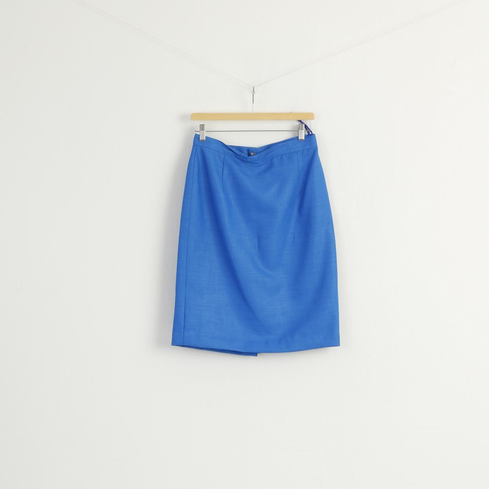 Vintage Vintage Women M Suit Blue Marine Jacket Skirt 8302 Size M / US 6-8 / IT 42-44 - 8 Thumbnail