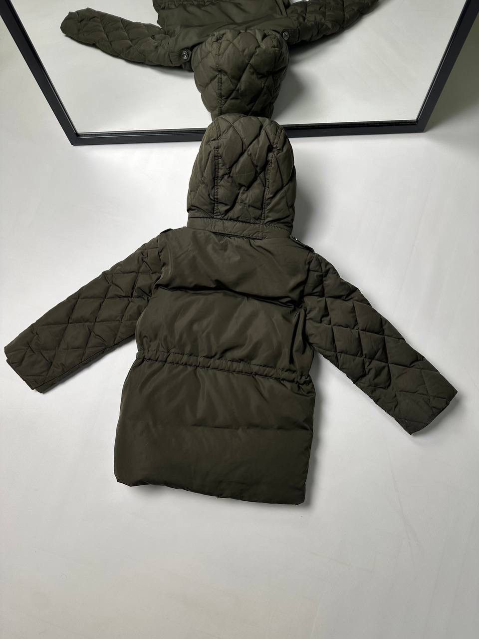 Burberry Burberry Uni Fit 3Yers Nova check Khaki Green Down Jacket Size US XXS / EU 40 - 2 Thumbnail