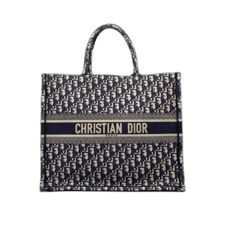 Dior Dior Canvas Embroidered Tote Bag Large Size-yf Size ONE SIZE - 1 Thumbnail