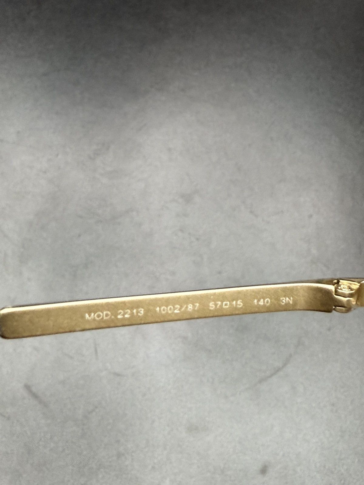 Versace AUTHENTIC Mens Versace Gold Sunglasses Size ONE SIZE - 8 Thumbnail