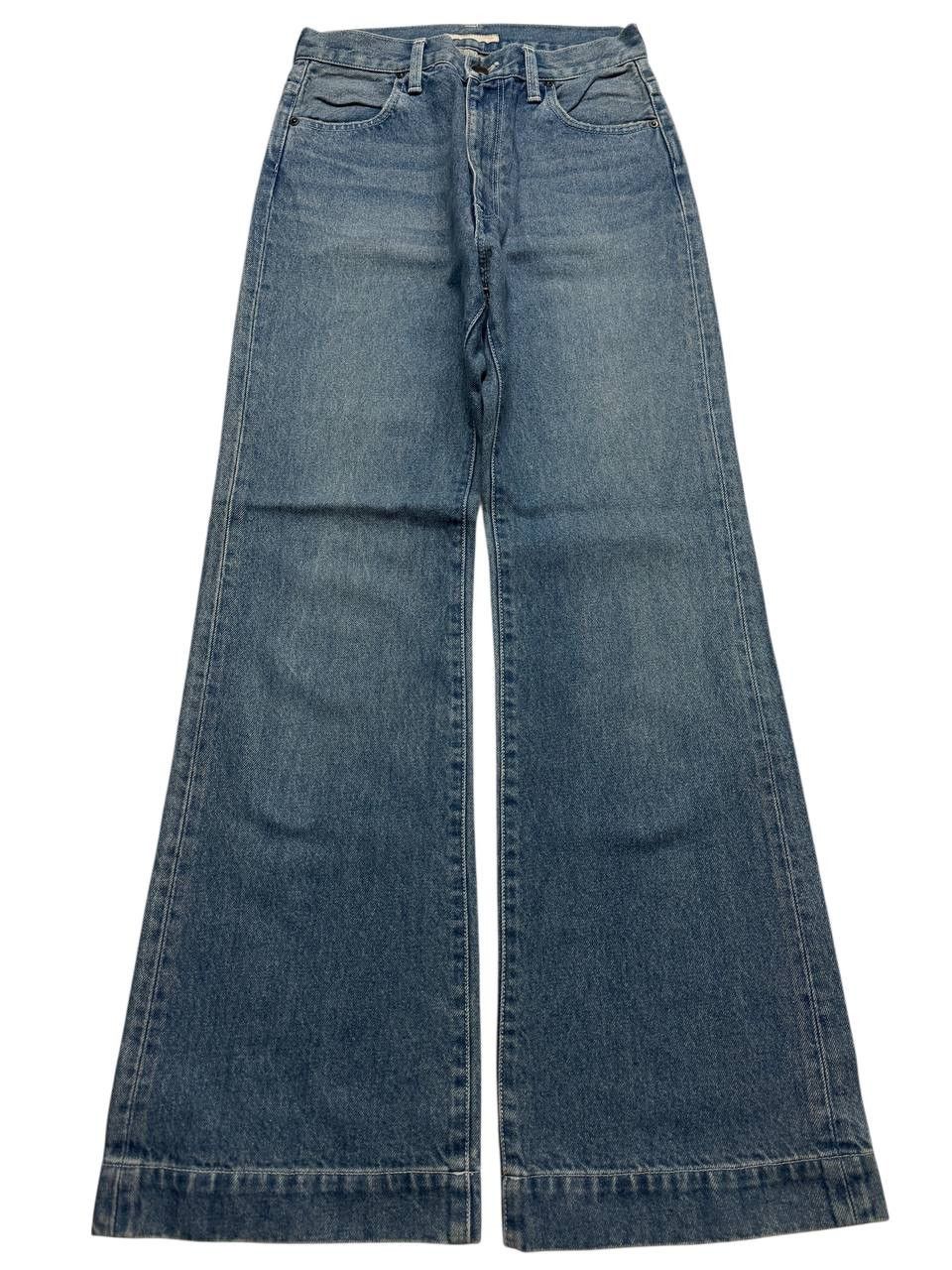 Vintage 💥Flared Baggy💥Made In Japan 90s Stoned Washed Classic Jeans Size US 26 / EU 42 - 1 Thumbnail