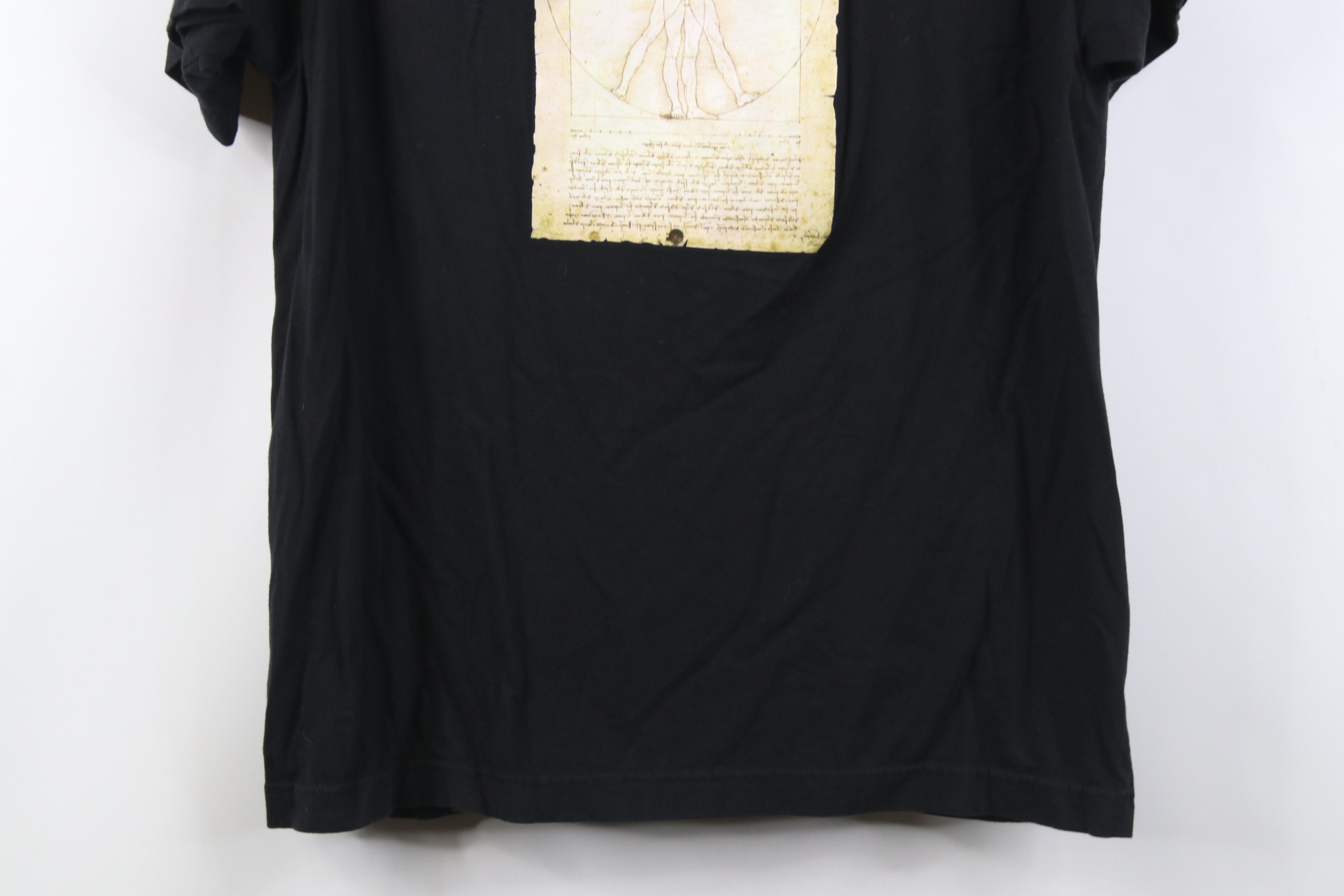 Vintage Vintage 90s Streetwear Leonardo da Vitruvian Man T-Shirt Size US S / EU 44-46 / 1 - 3 Thumbnail
