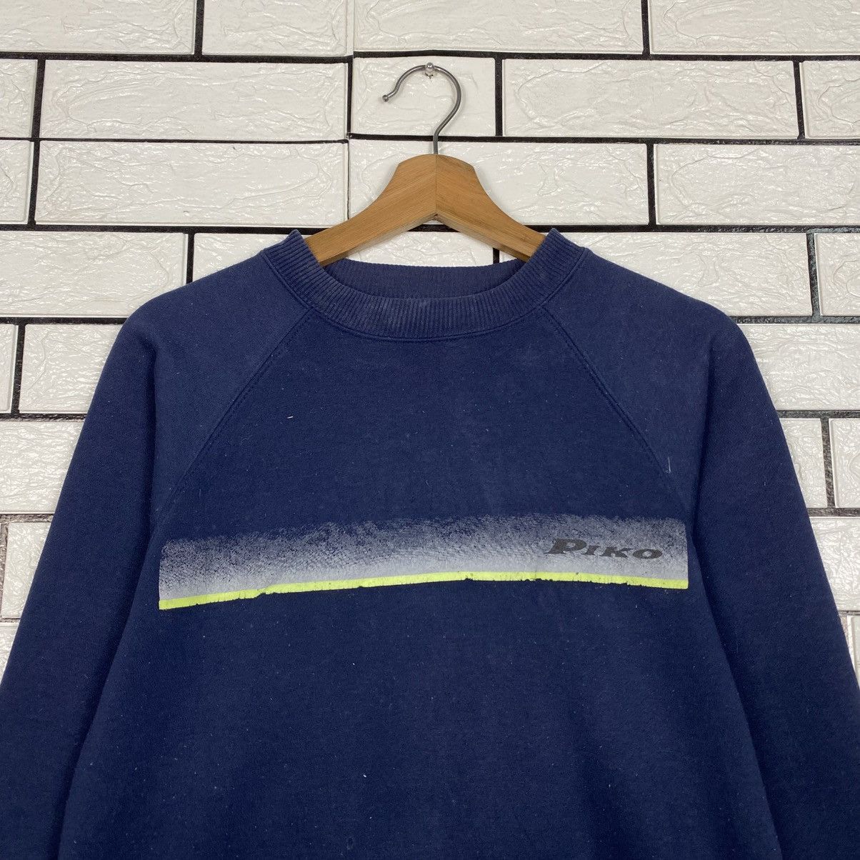 Japanese Brand Vintage Sweatshirt Piko Hawaii Big Logo Striped Size US M / EU 48-50 / 2 - 4 Thumbnail